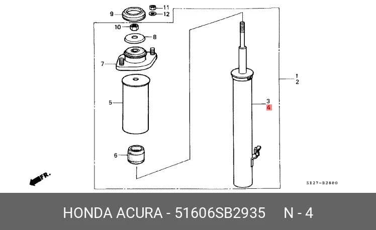 SHOCK ABSORBER — Suspension &amp; Frame