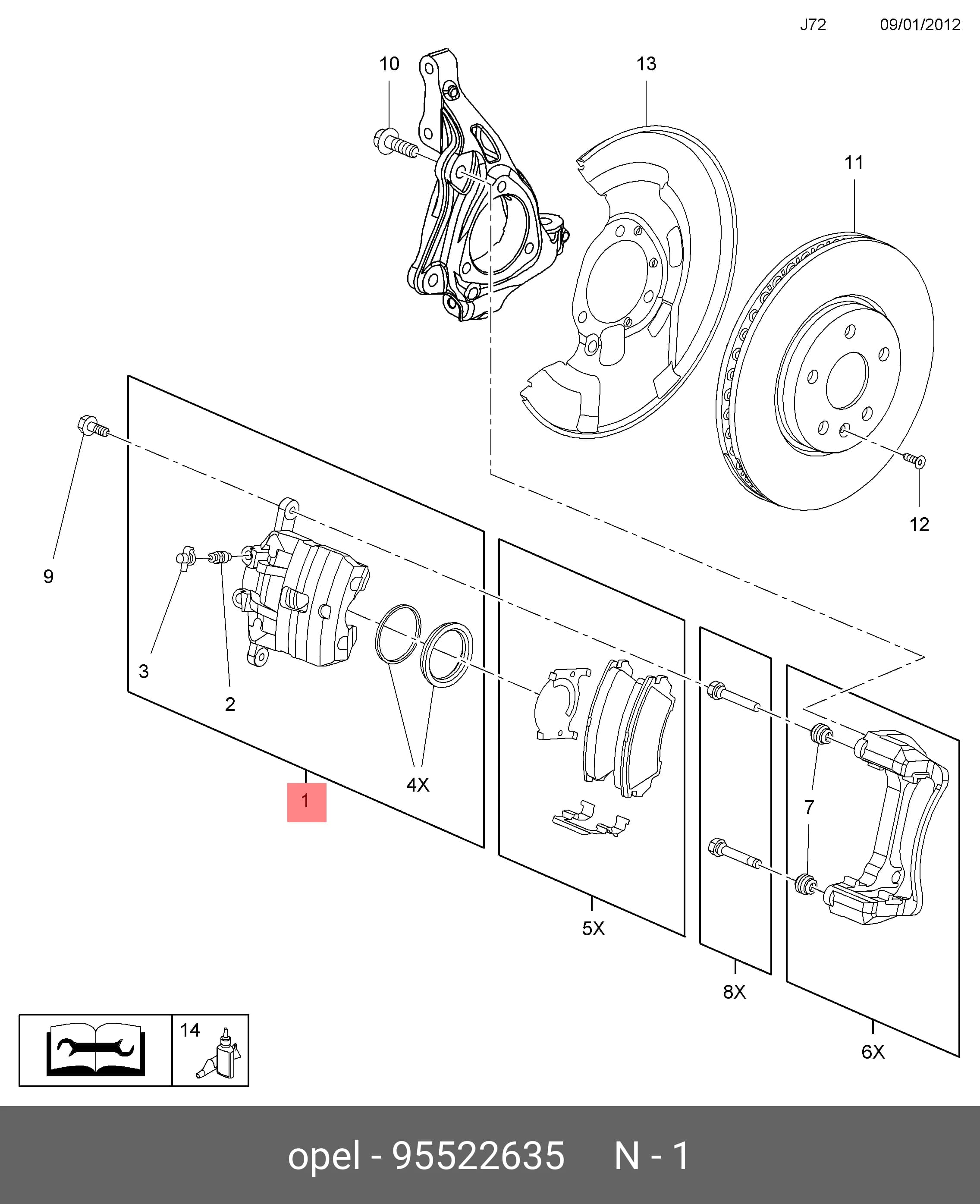 WHEEL CALLIPER ASSY — Caliper Assembly