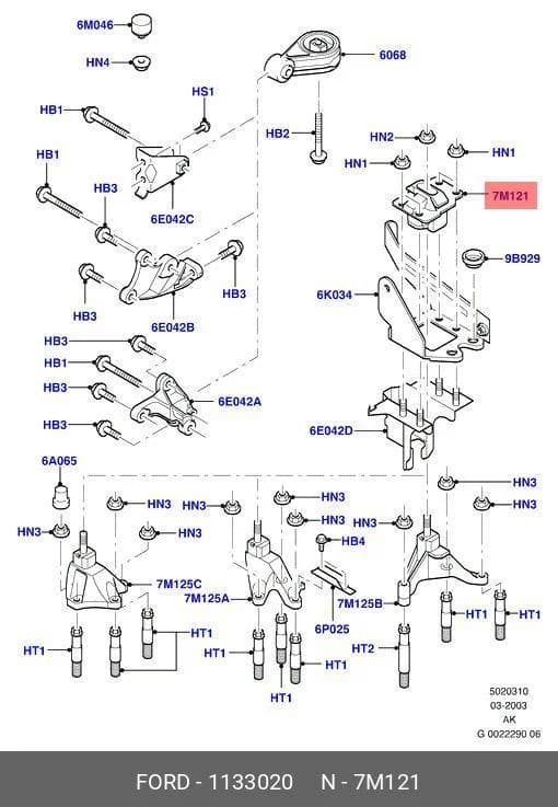 ENGINE MOUNTING — Engine Compartment