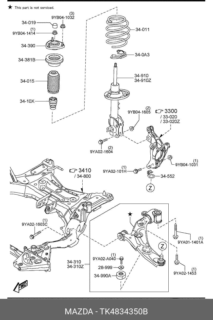 ARM ASSY, SUSPENSION — Suspension &amp; Frame