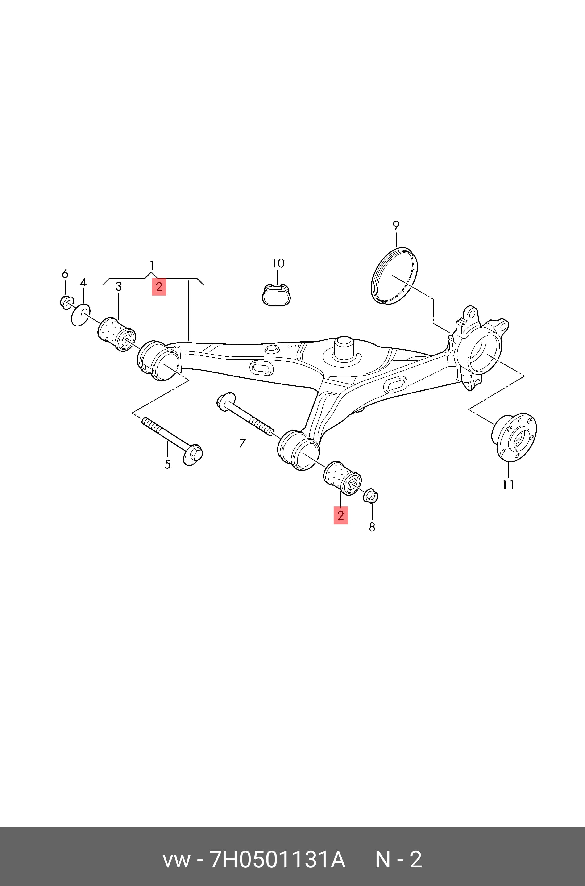 BUSH, SUSPENSION — Suspension &amp; Frame