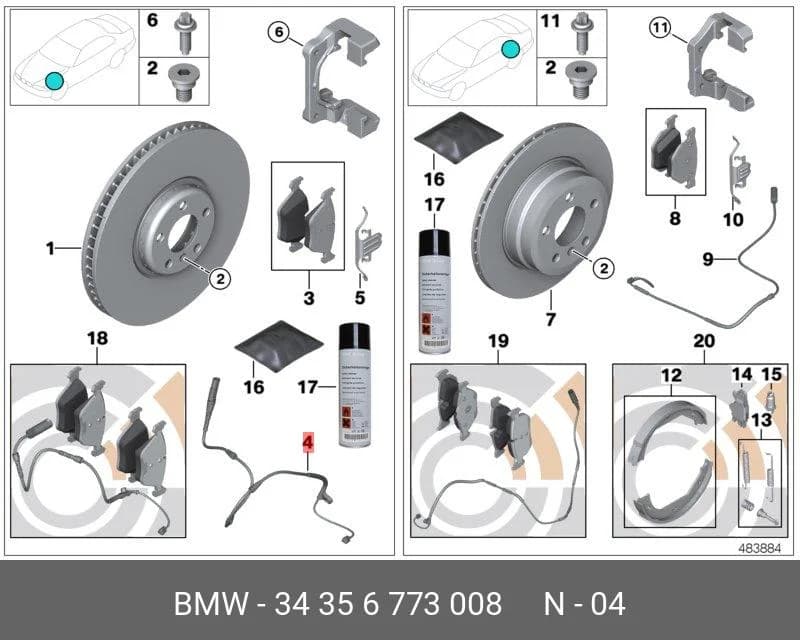 WIRE-SENSOR — Brakes