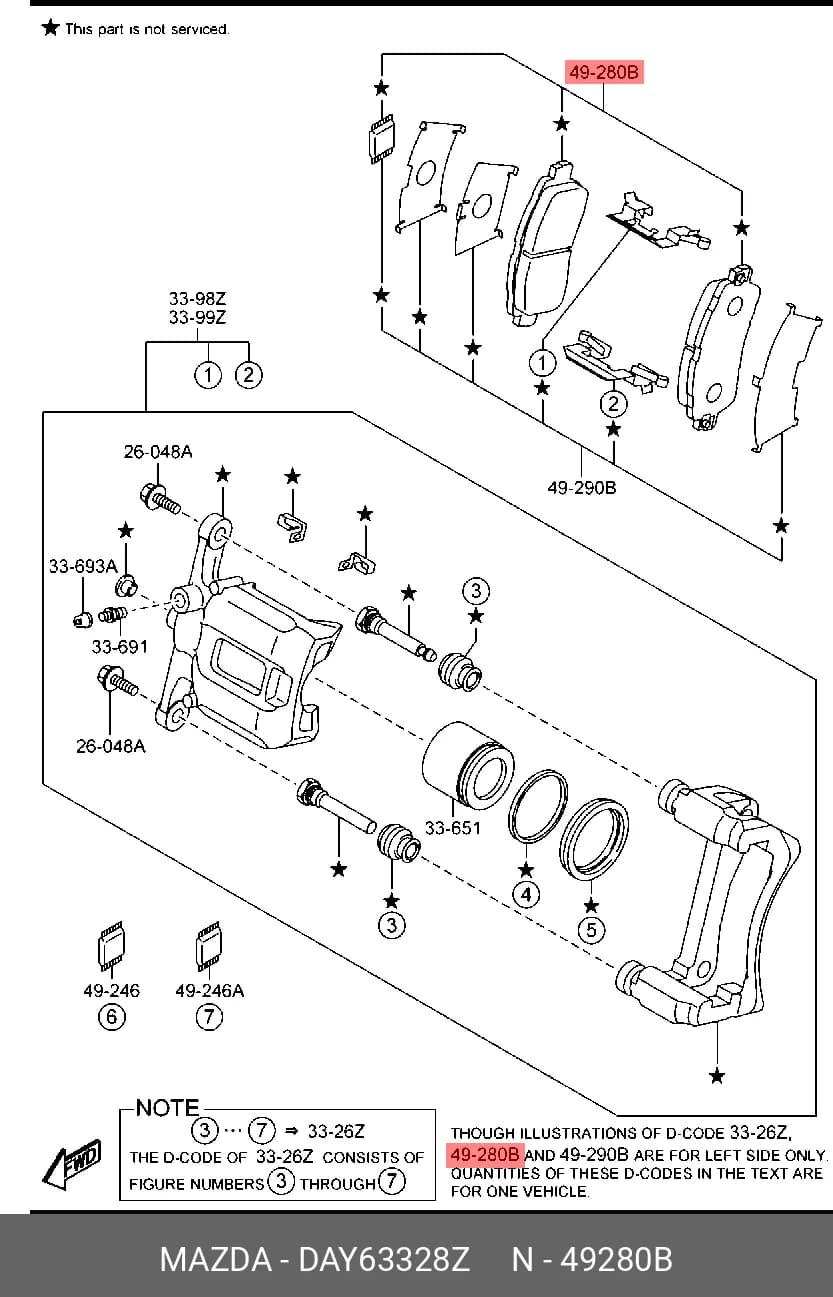 BRAKE PADS — Brakes