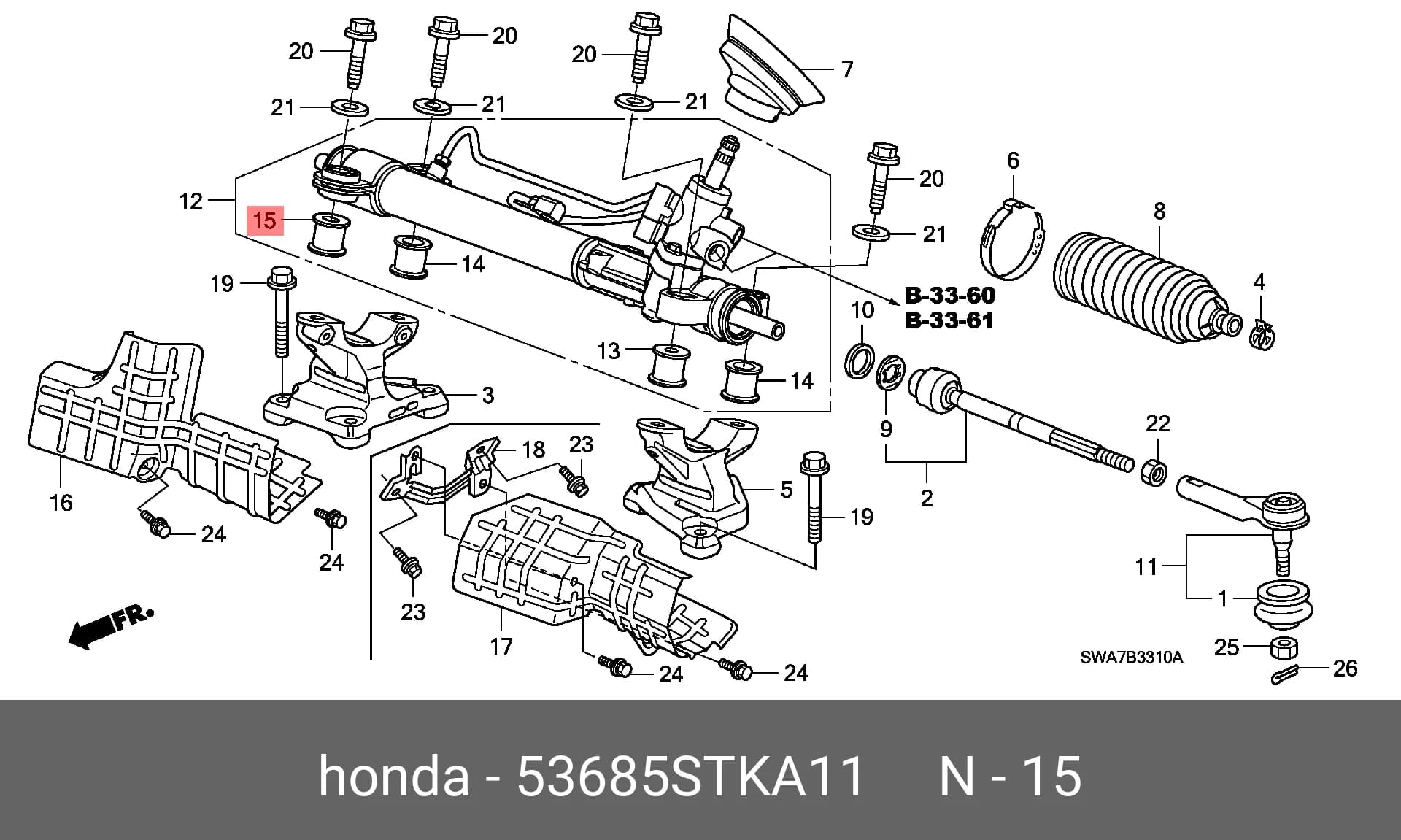 STEERING BUSH — Steering System