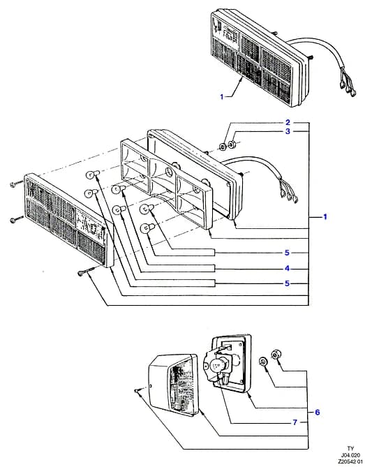 J Electrical System — J04 Electrical System.Rear Lamps › J04020 Rear Lamps