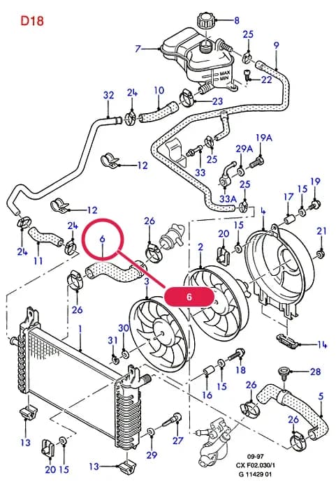 F Engine Assemblies Mounted On Body — F02 Engine Assemblies Mounted On Body.Radiator And Hoses › F02030 Radiator And Fan