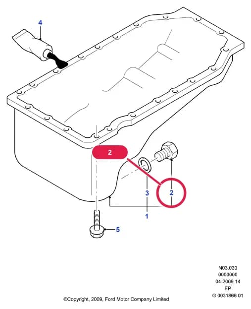 N Engine - Diesel — N03 Engine - Diesel.Oil Pump And Filter › N03030 Oil Pan