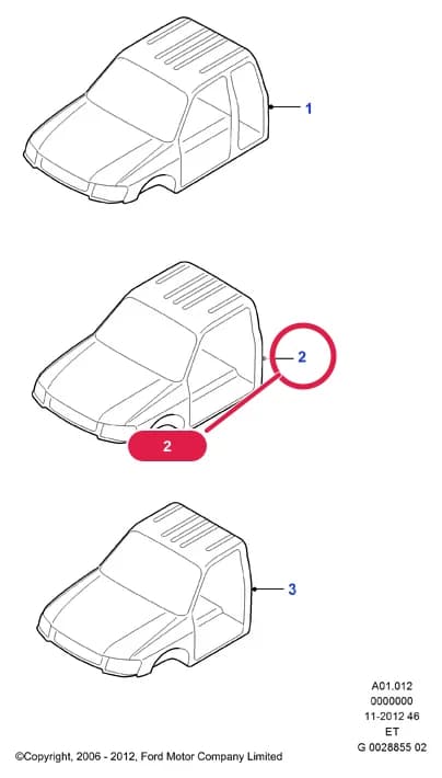 Bodyshell - Primed - Less Closures; Super Single Cab - RAP; LHD 4WD; European LHD Markets — A Body And Related Parts — A01 Body And Related Parts.Bodyshell › A01012 Bodyshell;