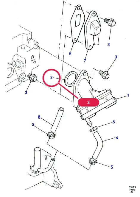 AIE Diesel 1.8 — AIE01 Diesel 1.8.Engine/Block And Internals › AIE01010 Vacuum Pump; Diesel