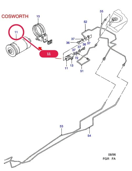 F Engine Assemblies Mounted On Body — F03 Engine Assemblies Mounted On Body.Fuel Tank And Related Parts › F03020 Fuel Lines And Carbon Canister;