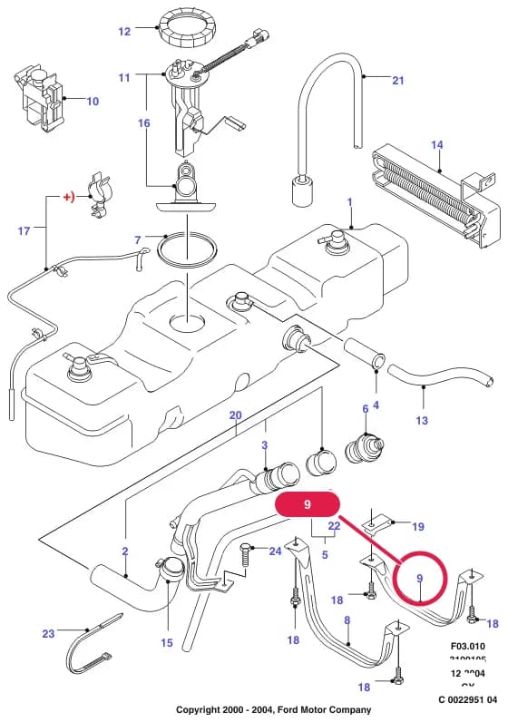 F Engine Assemblies Mounted On Body — F03 Engine Assemblies Mounted On Body.Fuel Tank And Related Parts › F03010 Fuel Tank & Related Parts