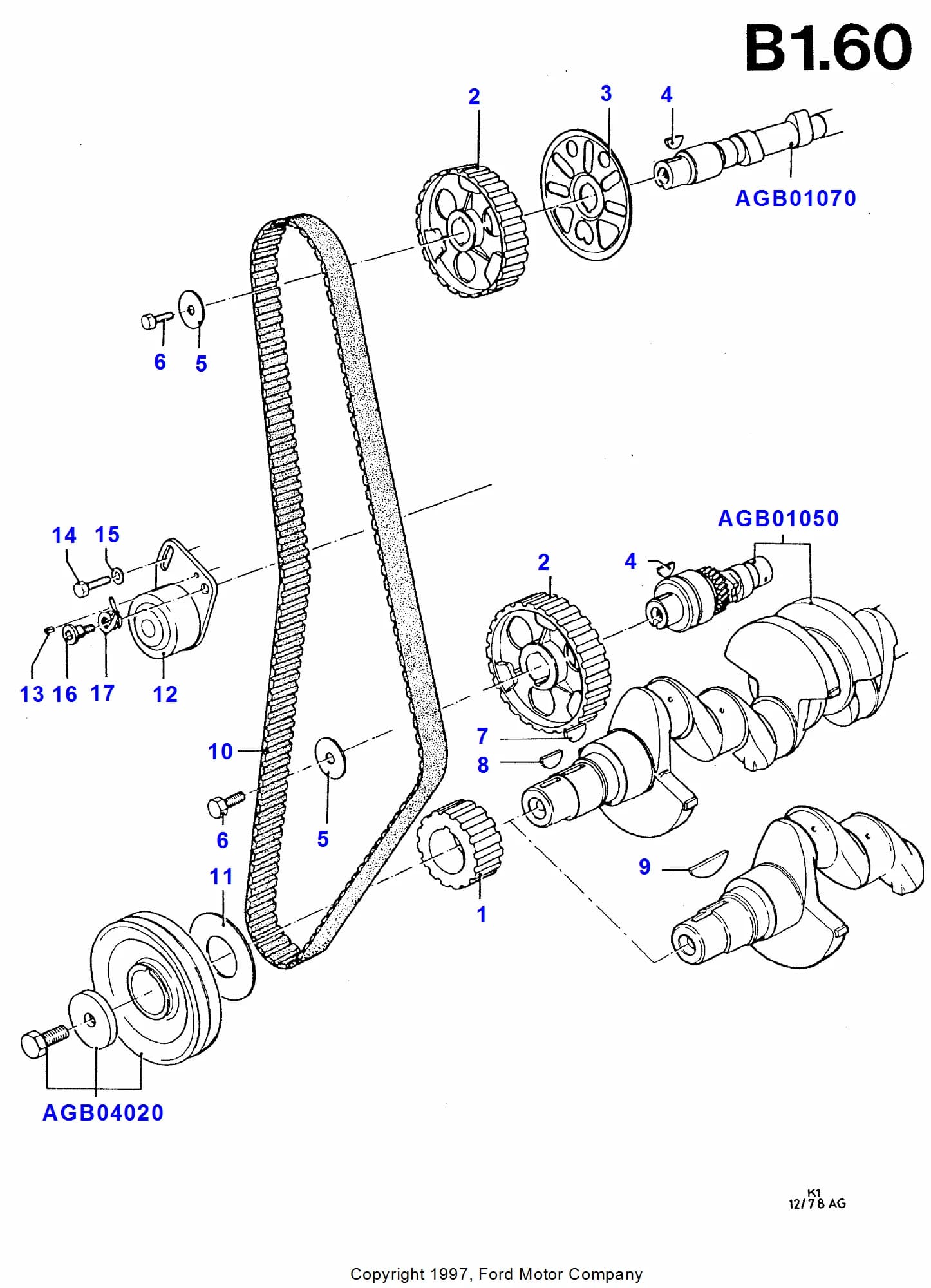 Chain - Timing — Scorpio Scorpio 2nd Generation (1994–1998) — Timing Gear