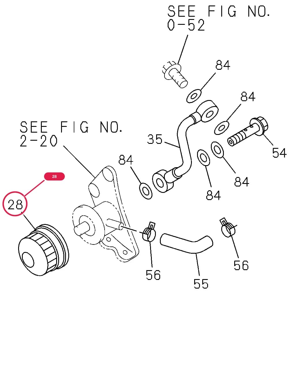 CARTRIDGE; OIL FILTER — 50685 - WFR-RHD     94 - 95 — 2 - Clutch, Transmission, Trans Axle › 2-53 - TRANSMISSION OIL COOLER SYSTEM