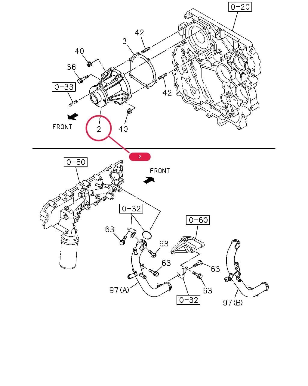 PUMP ASM; WATER — 51027 - UCR/UCS(THAILAND)     05 - 13 — 0 - Engine, Emission, Engine Electrical › 0-30 - WATER PUMP AND CORROSION RESISTOR