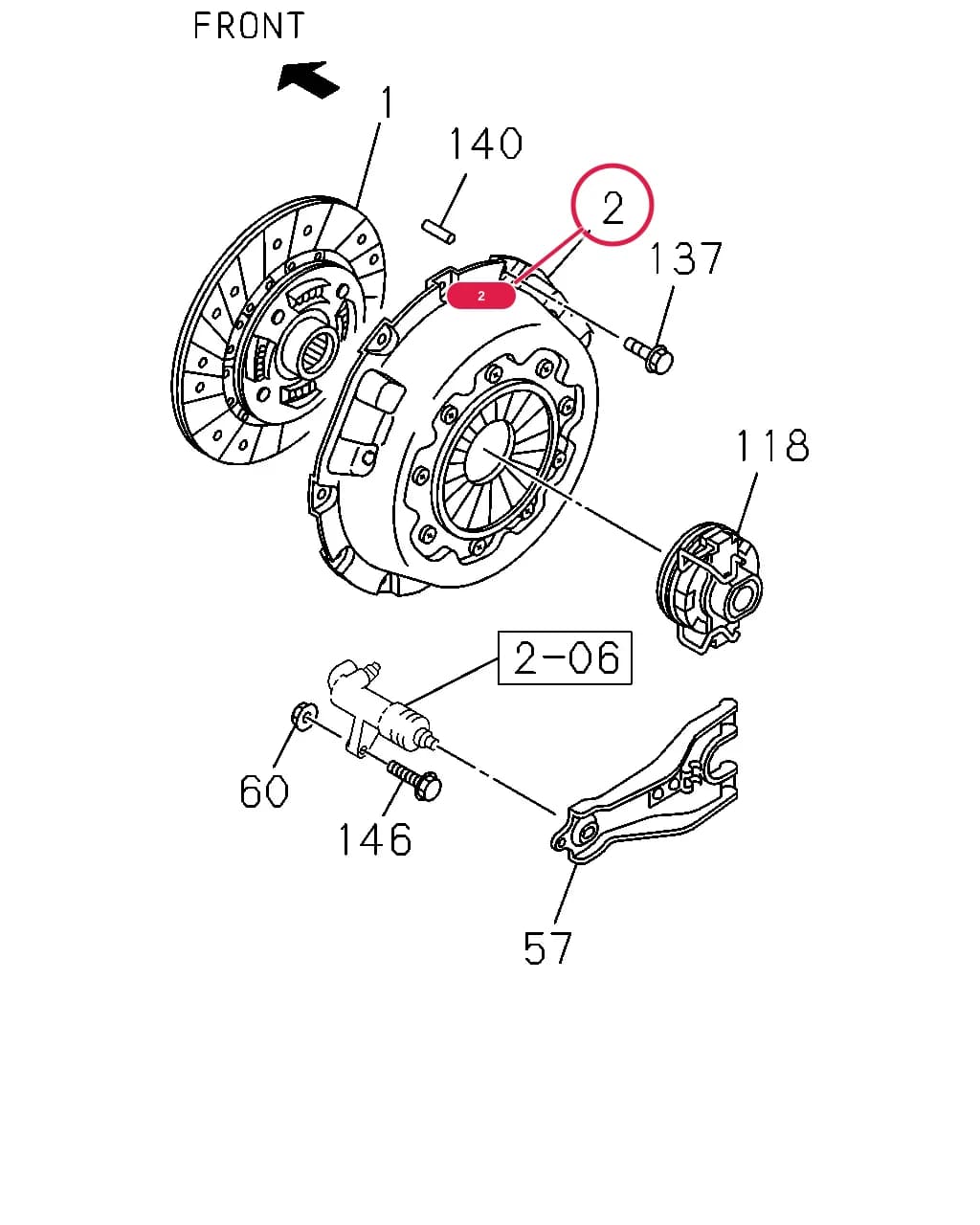 PLATE ASM; PRESSURE,CLU — 51032 - UCR/UCS-LHD     05 - 13 — 2 - Clutch, Transmission, Trans Axle › 2-01 - CLUTCH