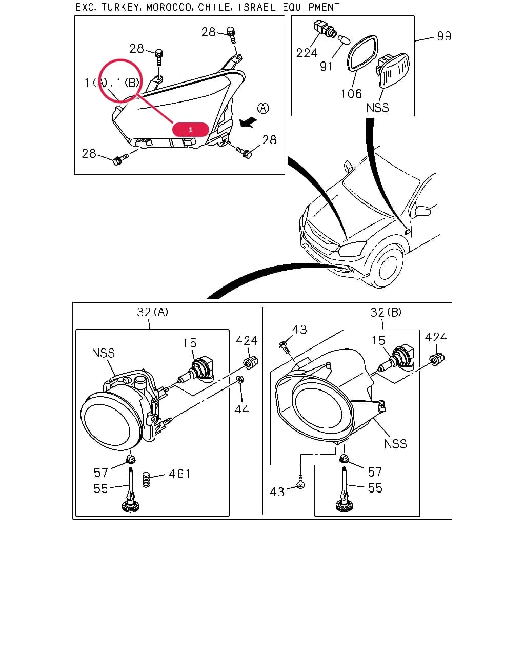 02.725 LAMP ASM; HEAD — 51647 - TFR/TFS LHD     16 - 16 — 8 - Chassis Electrical, Heating / Air Conditioning, Wipers, Radio › 8-01 - LAMP; FRONT AND FRONT SIDE