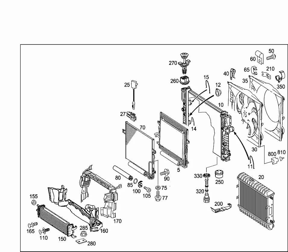 211.092 — 50 RADIATOR › 015 RADIATOR,MOUNTING,AND COVERING