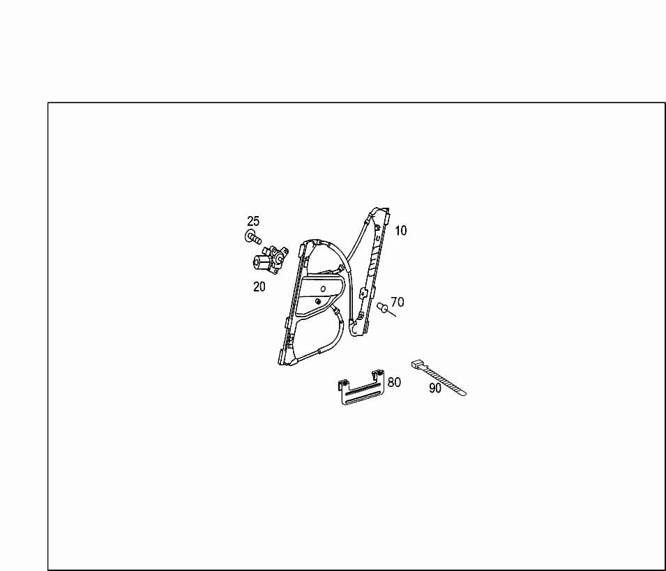 203.287 — 72 FRONT DOORS › 045 WINDOW REGULATOR