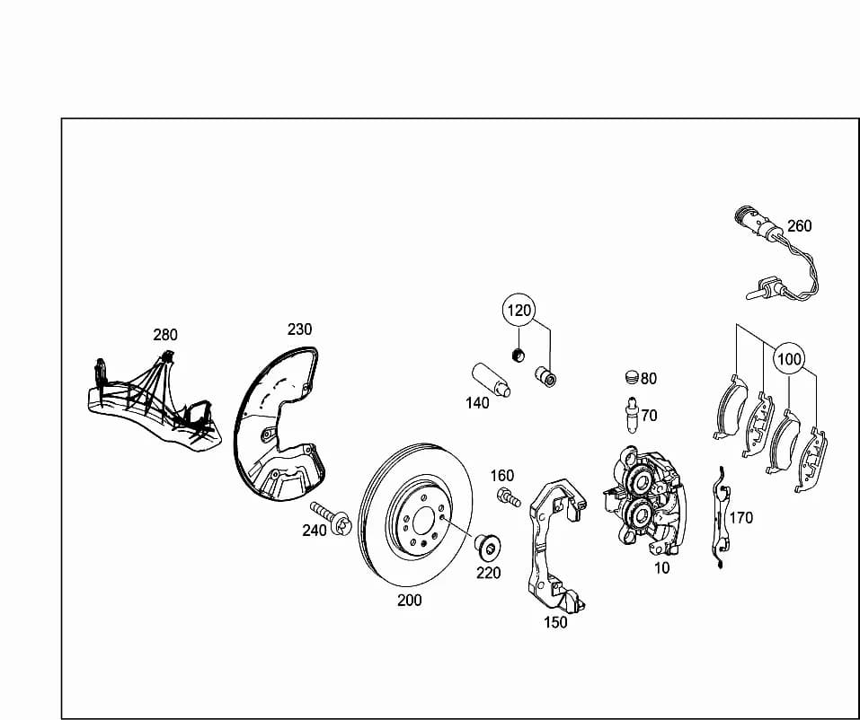 RETAINING SPRING-P31-Z04-Z05+U53 — 166.063 — 42 BRAKES › 030 FRONT WHEEL BRAKE