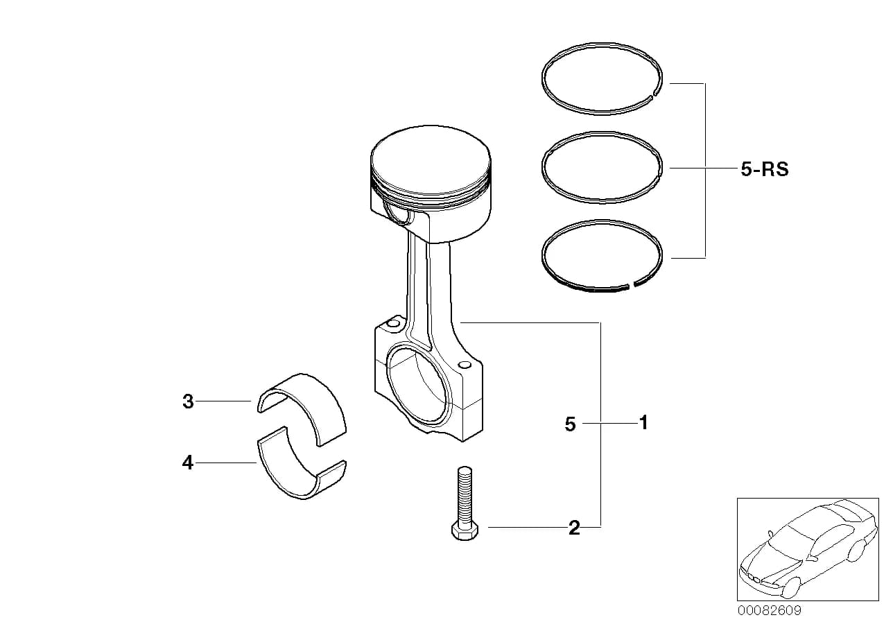 ECE — 11 Engine › 11_3092 Crankshaft connect.rod with pistons