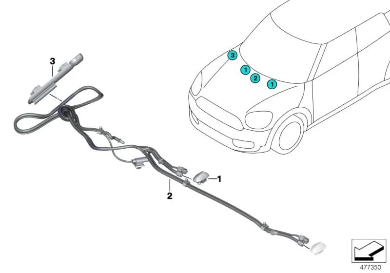 ECE — 61 Vehicle electrical system › 61_5310 SINGLE PARTS FOR WINDSHIELD CLEANING