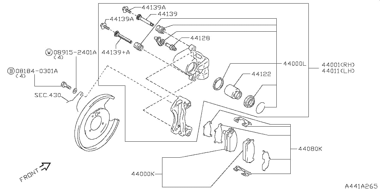 LAUREL (C35) — Chassis › 441A 001