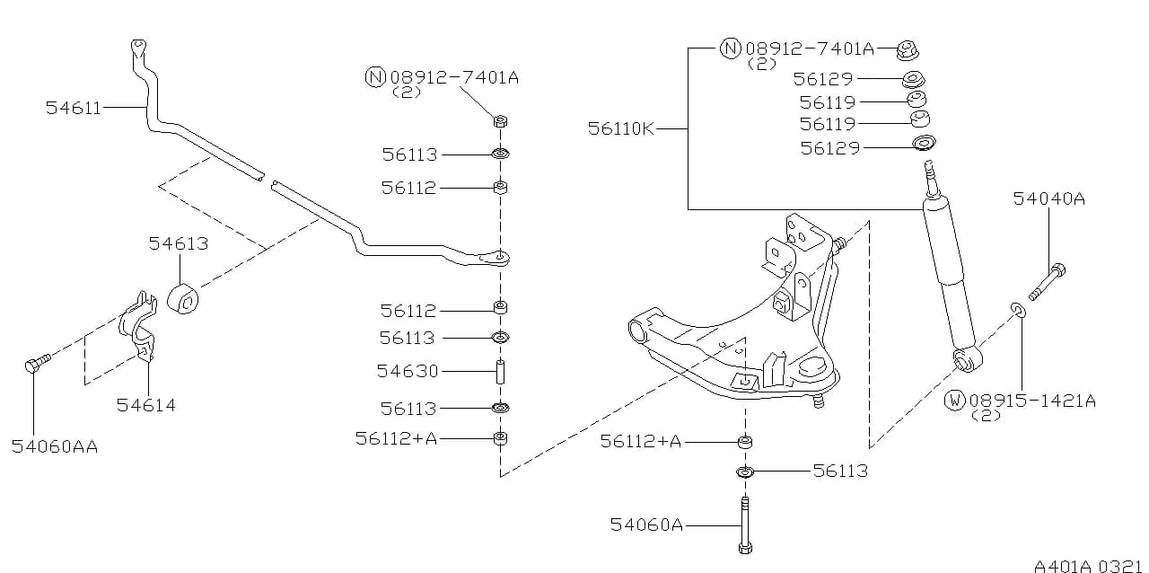 DATSUN (D22) — Chassis › 401A 002
