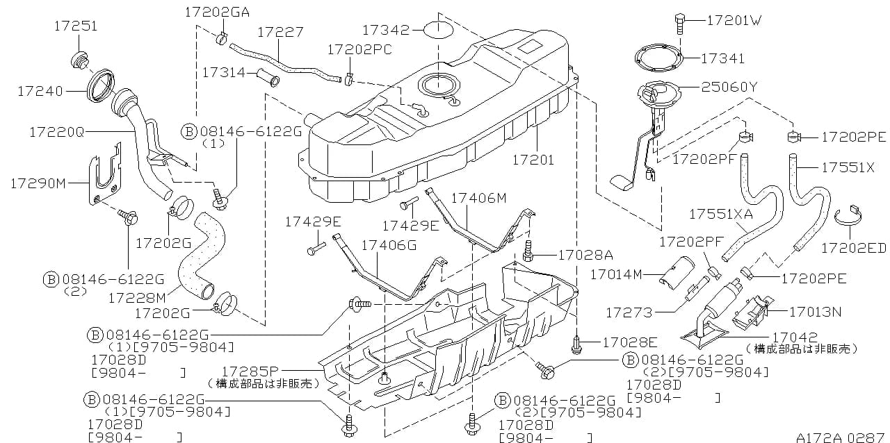 ELGRAND (E50) — Engine › 172A 001