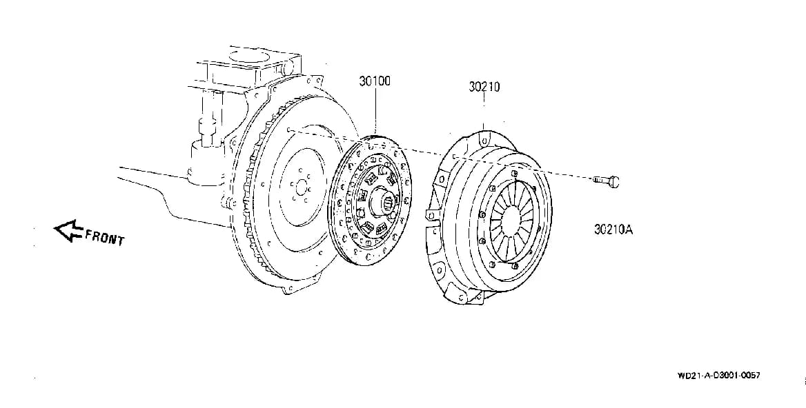 TERRANO (WD21) — Chassis › D3001 001