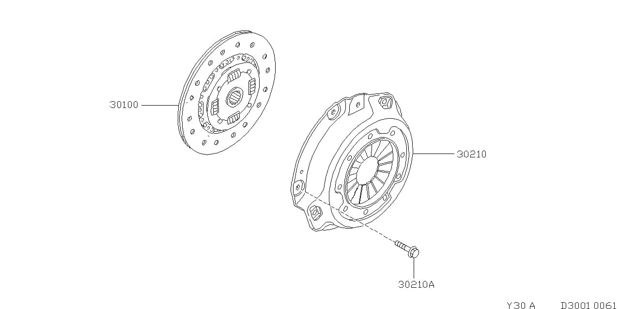 CEDRIC (Y30) — Chassis › D3001 003