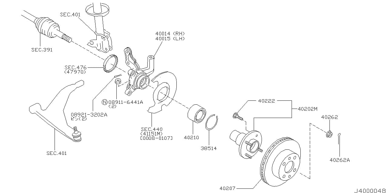 BLUEBIRD SYLPHY (G10) — Chassis › 400A 001