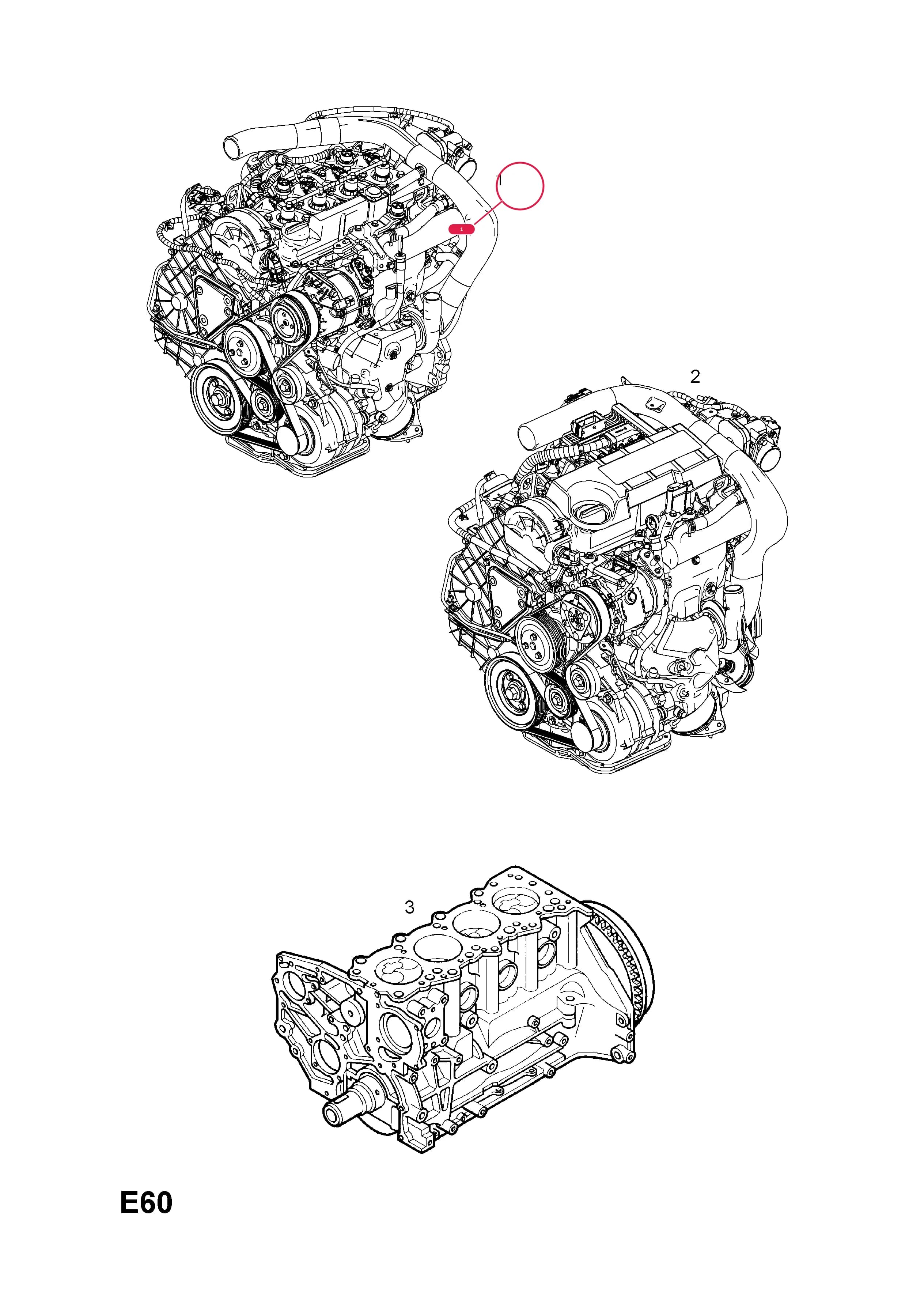 ENGINE,ASSY.,WITH ALTERNATOR (IDENT KG2) (EXCEPT QUICKHEAT SYSTEM) (NLS.- USE 98000075   56 00 013,55558268   58 20 535) — Opel  ASTRA-H ( 2004 - ) — E ENGINE AND CLUTCH › 11 Z17DTL[LRB],Z17DTH[LPZ] DIESEL ENGINES