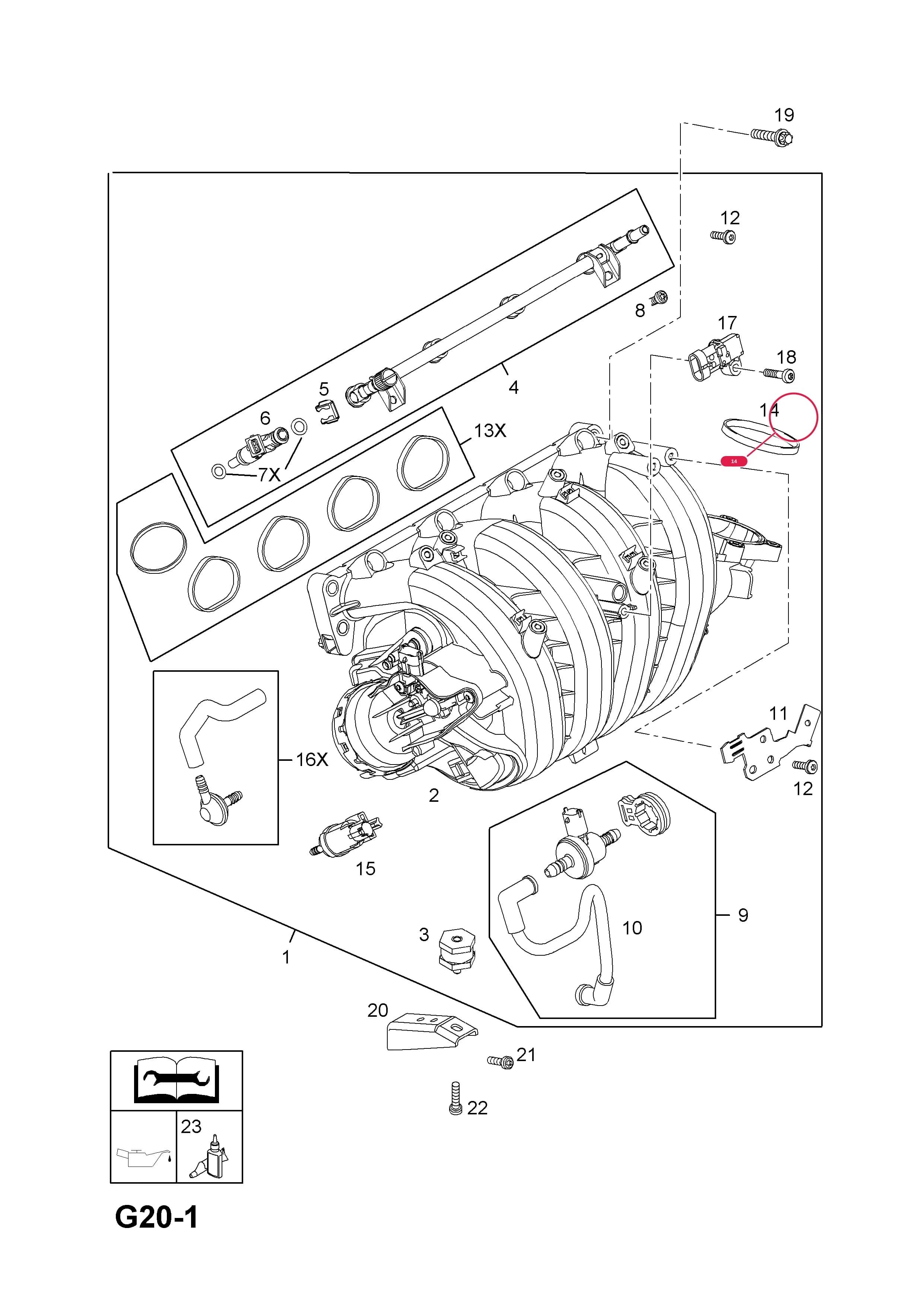 --GASKET,THROTTLE VALVE BODY TO INDUCTION MANIFOLD (NLS.- USE 55568253  8 25 641) — Opel  ASTRA-H ( 2004 - ) — G FUEL AND EXHAUST › 245.INDUCTION MANIFOLD (CONTD.)