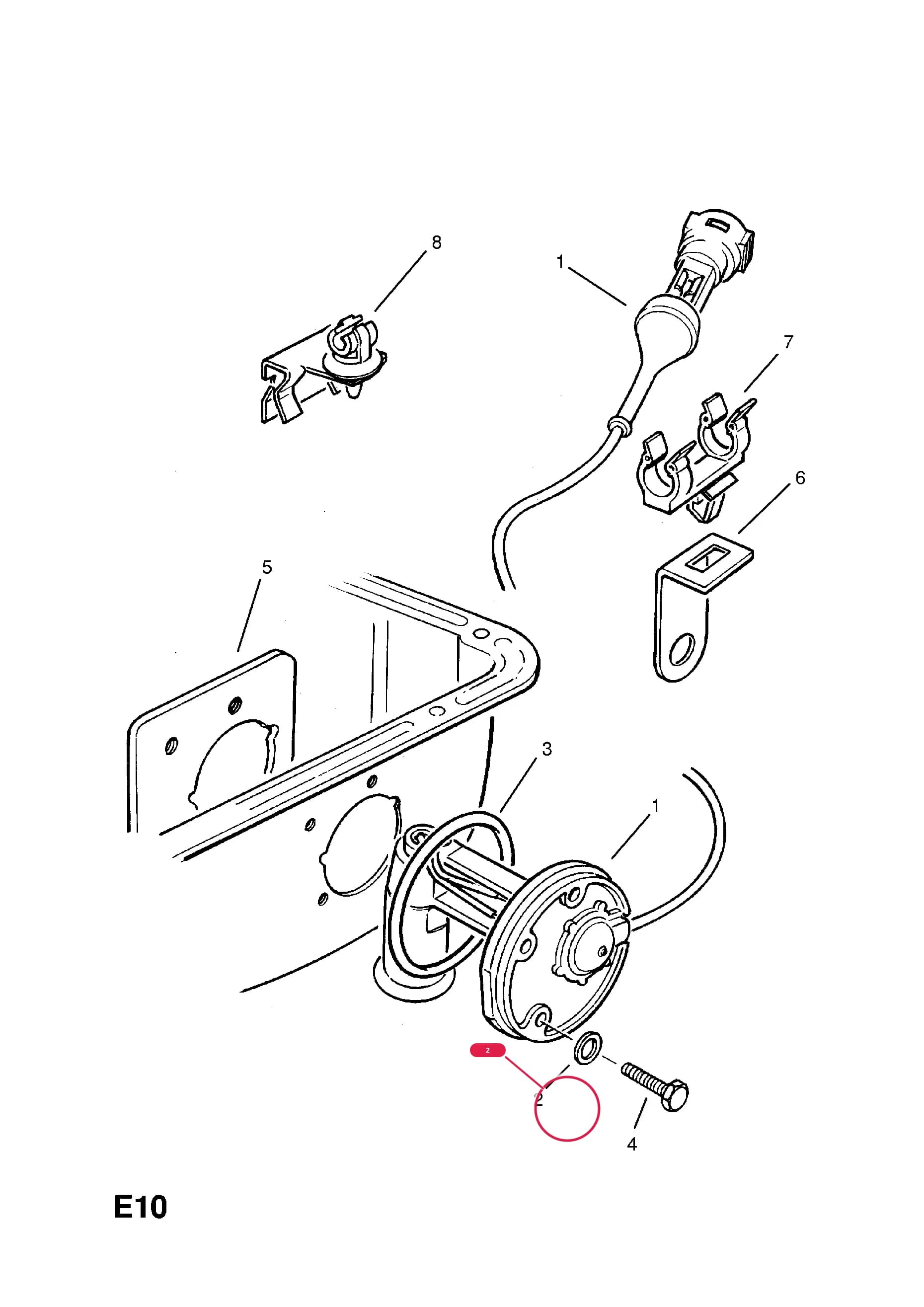 SEAL,RING,SENSOR — Opel  CALIBRA ( 1989 -  1997) — E ENGINE AND CLUTCH › 1 C20NE[LE4] PETROL ENGINE