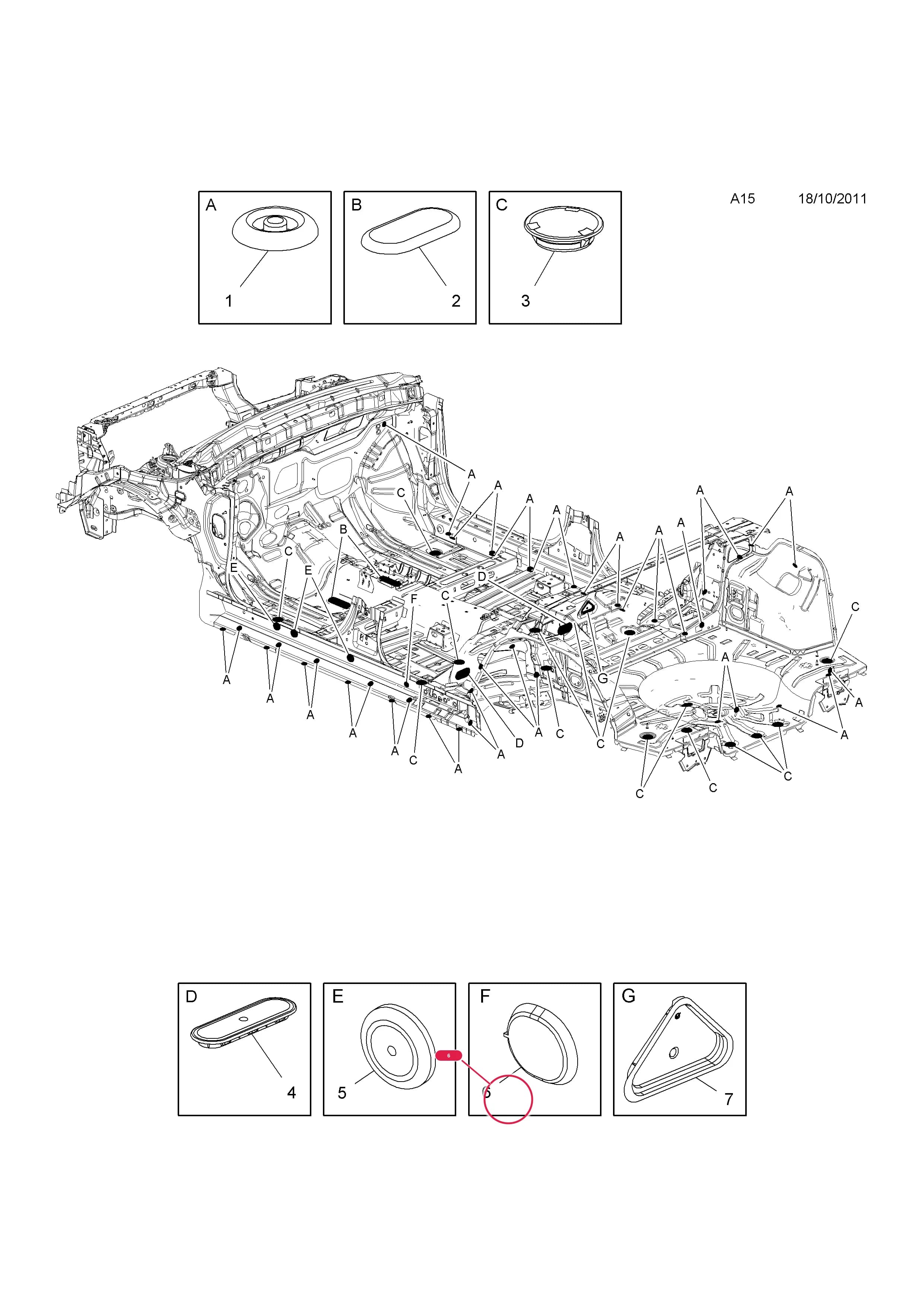 COVER — Opel  INSIGNIA ( 2009 - ) — A BODY SHELL AND PANELS › 1 UNDERBODY