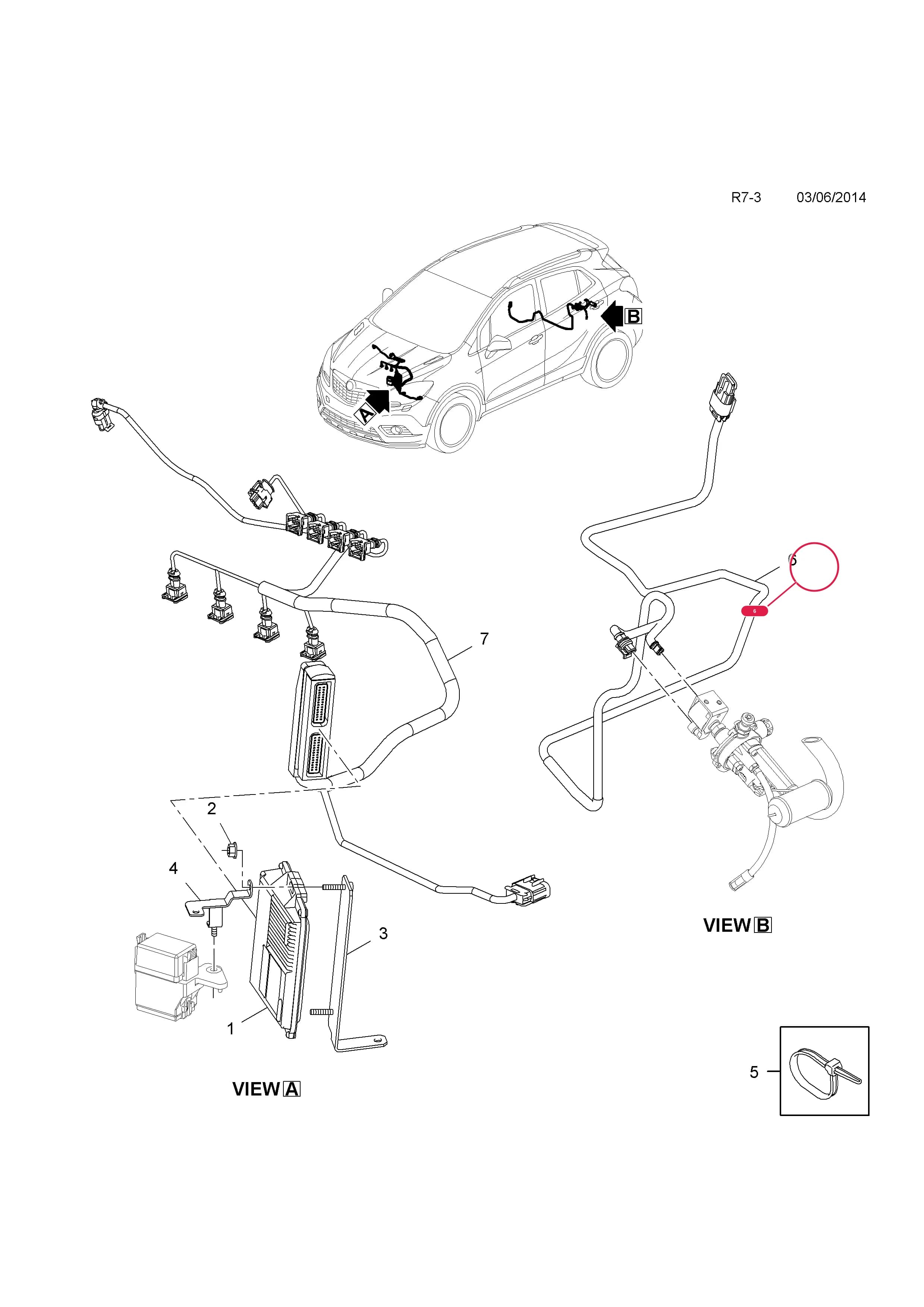 HARNESS,ASSY.,DUAL FUEL - LPG,UNDERBODY — Opel  MOKKA ( 2013 - ) — R SPECIAL OPTIONS / DUAL FUEL › 2 DUAL FUEL - LPG