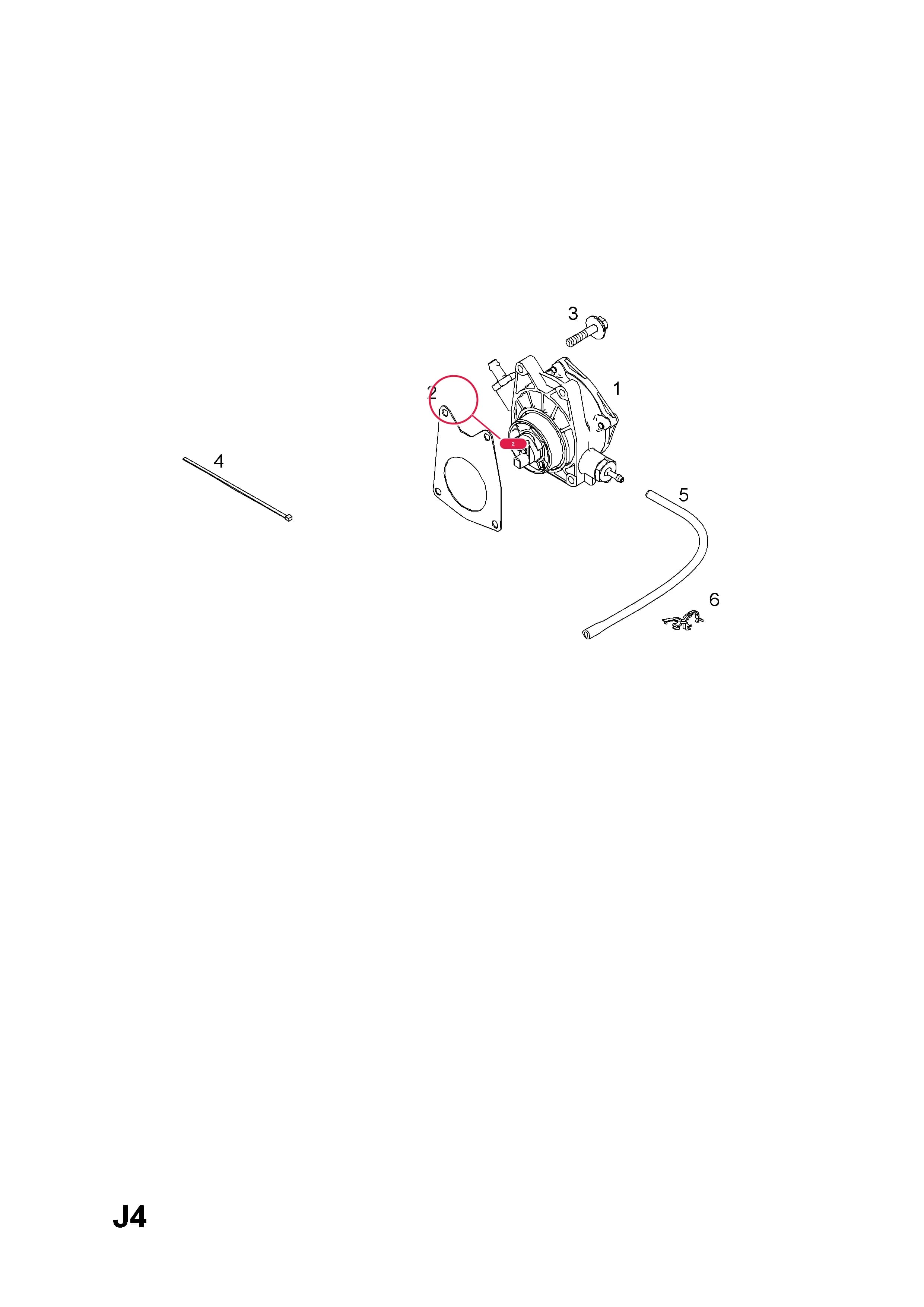 GASKET,VACUUM PUMP — Opel  ANTARA ( 2007 - ) — J BRAKES › 28.VACUUM PUMP
