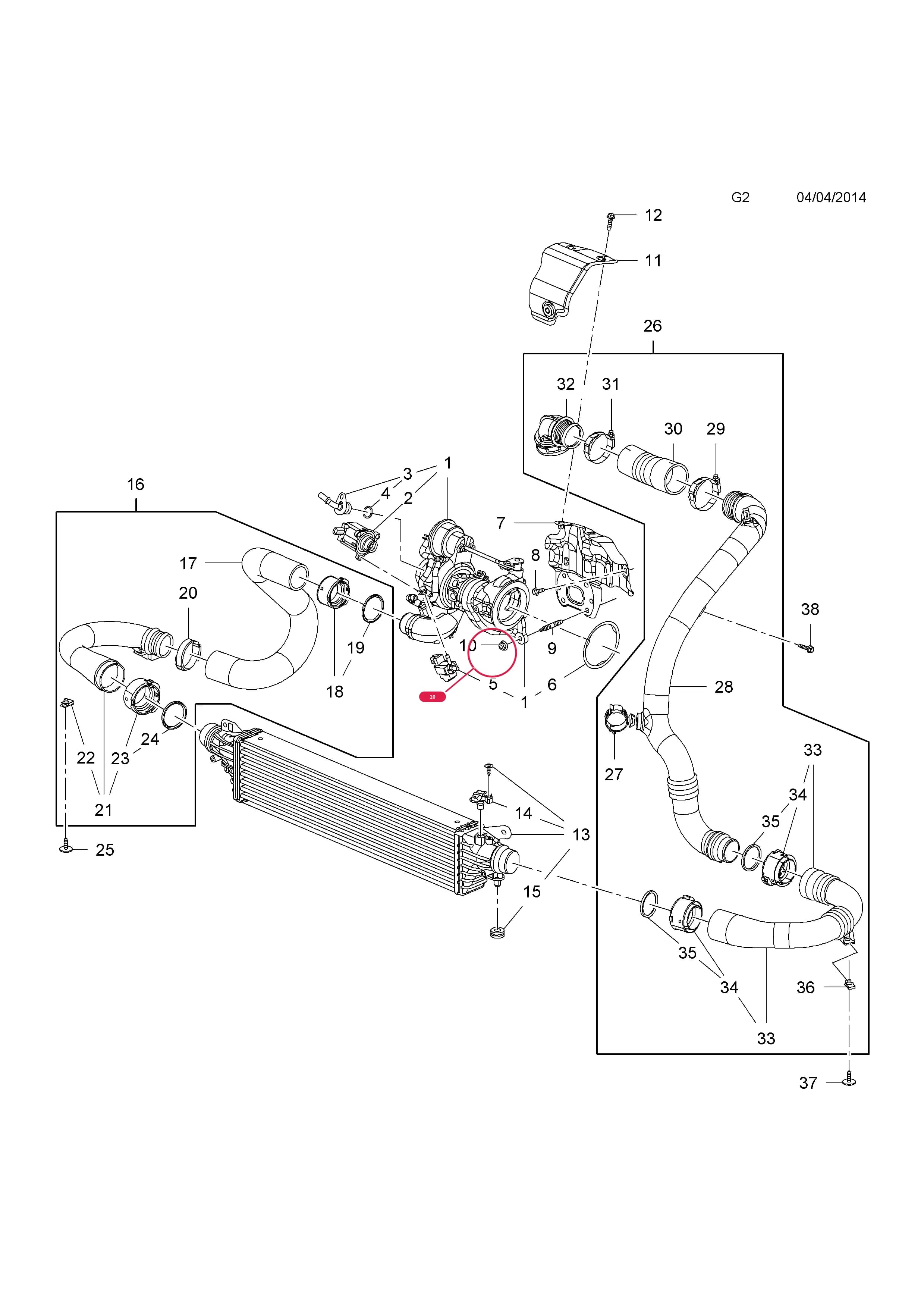 NUT,HEX. — Opel  ADAM ( 2013 - ) — G FUEL AND EXHAUST › 1 B10XFL[LE1],B10XFT[LE1] PETROL ENGINES