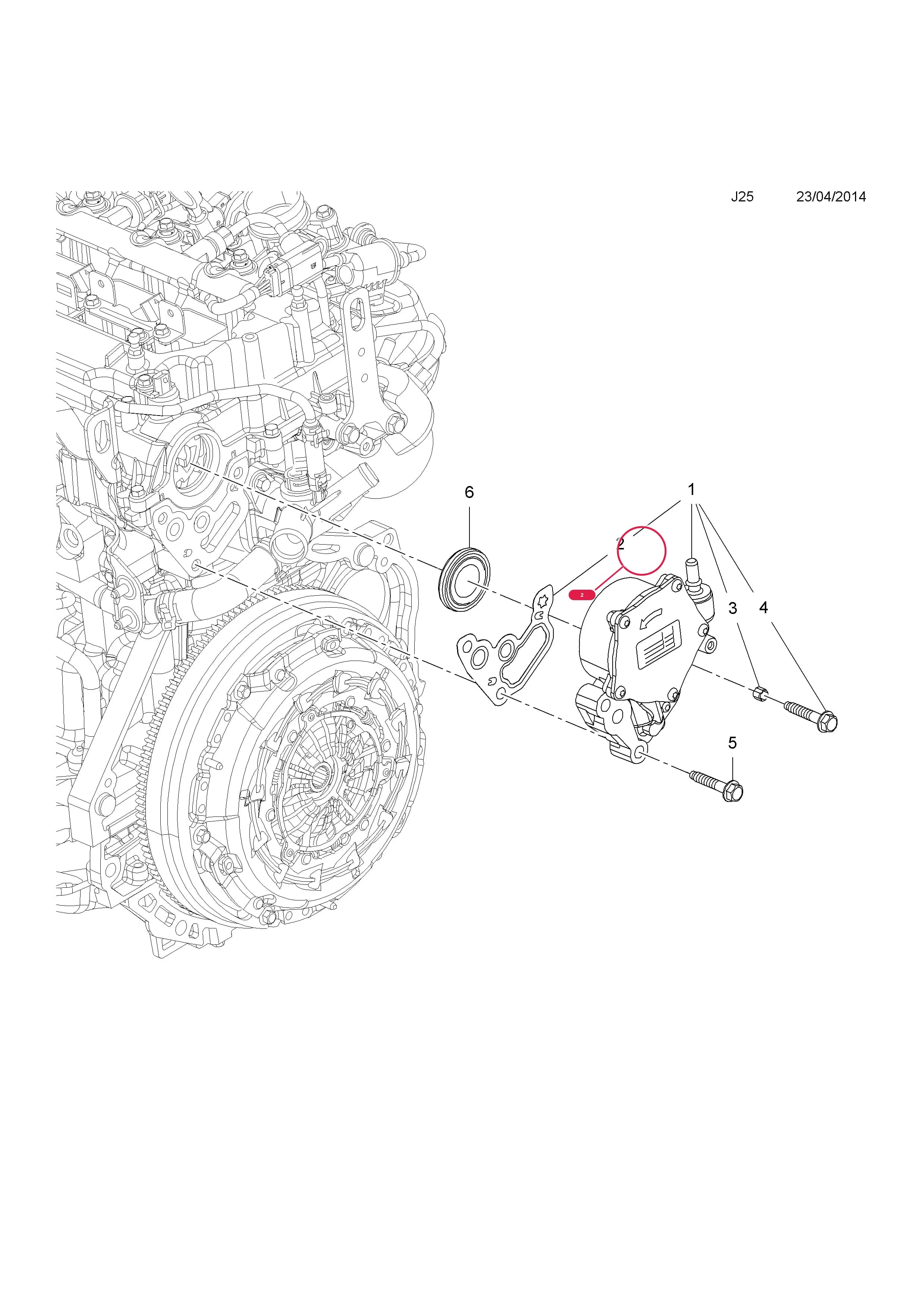 -GASKET — Opel  ADAM ( 2013 - ) — J BRAKES › 43.VACUUM PUMP