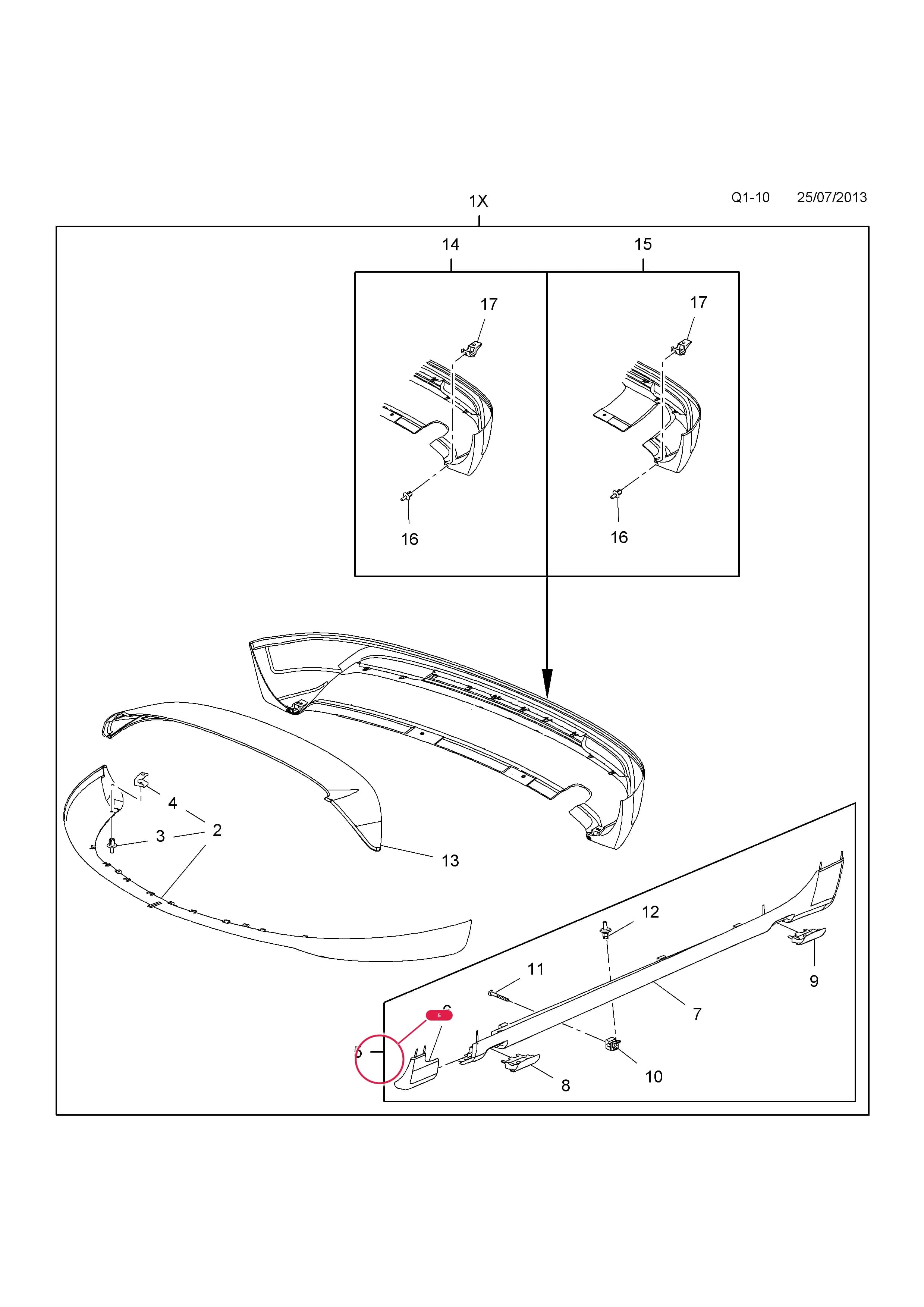 -MOULDING,SILL PANEL,RH,PRIMED — Opel  ASTRA-J ( 2010 - ) — Q ACCESSORIES › 1 BODY EXTERIOR FITTINGS