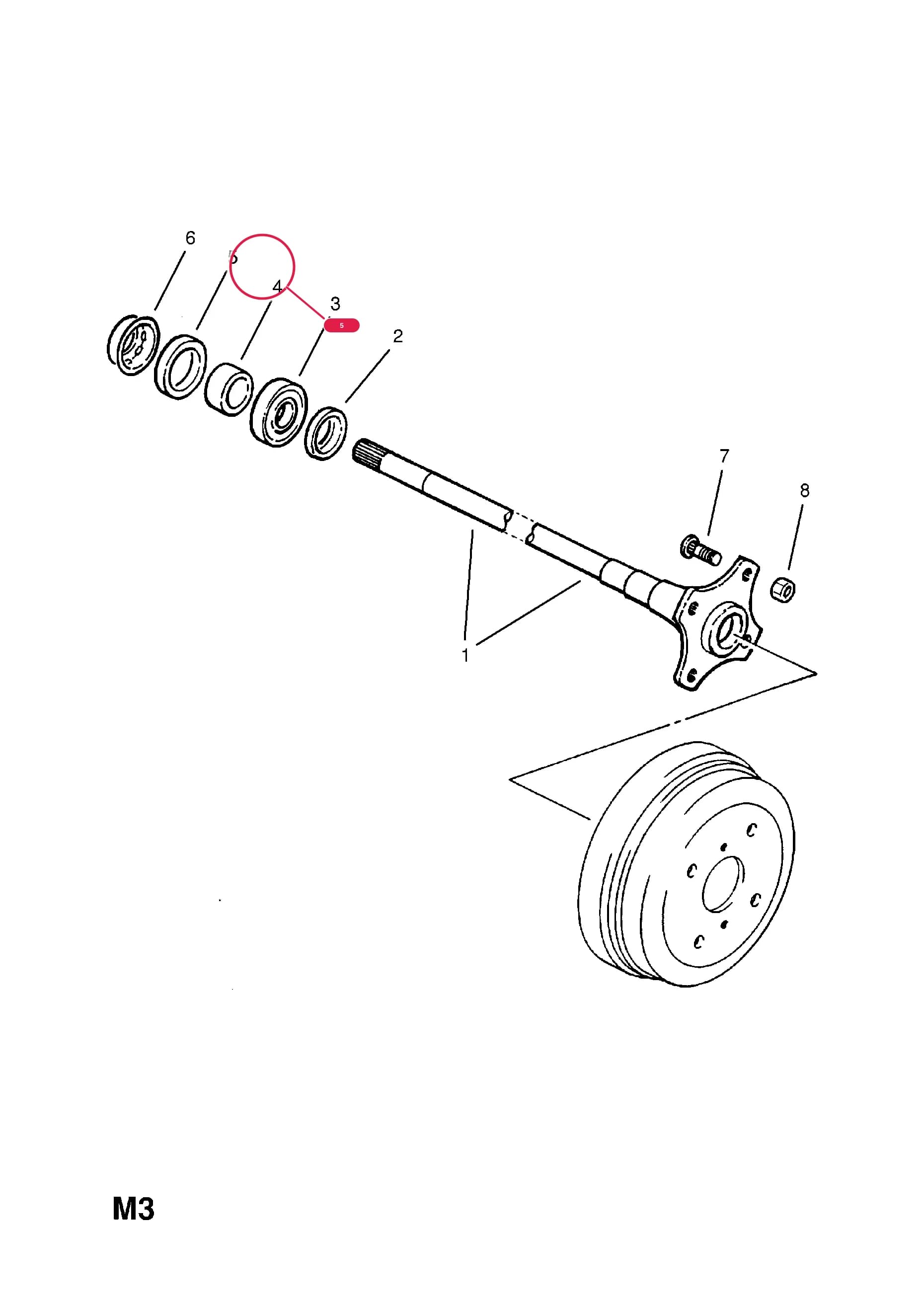 SEAL,OIL — Opel  RASCAL ( 1986 -  1993) — M REAR AXLE AND SUSPENSION › 4.REAR AXLE DRIVE SHAFT