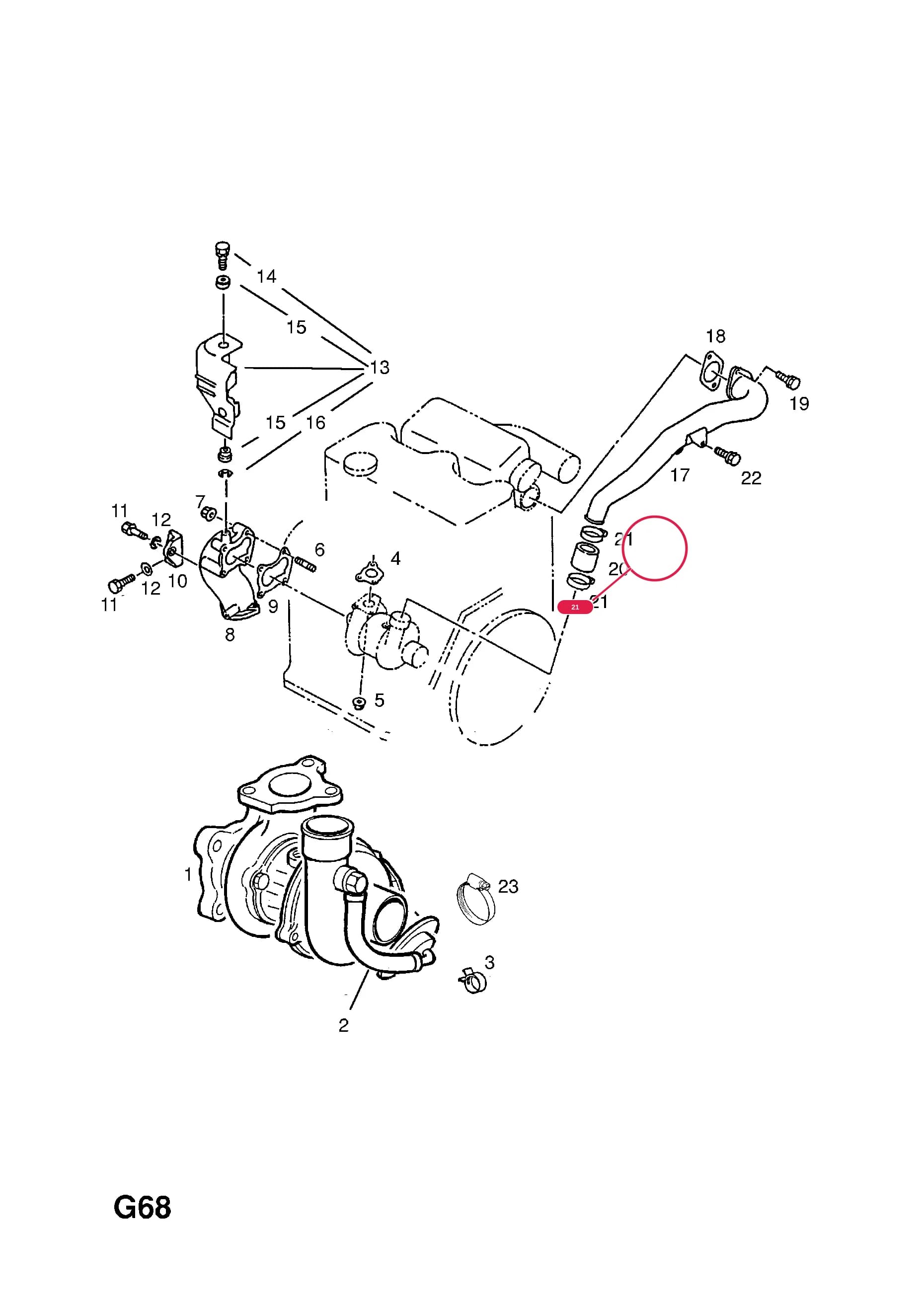 CLAMP,HOSE FIXING (NLS.- NO REPLACEMENT PART) — Opel  CORSA-B ( 1993 -  2002) — G FUEL AND EXHAUST › 255.15TD[LM0],X15TD[LM0] TURBO-DIESEL ENGINE EXCEPT VAUXHALL