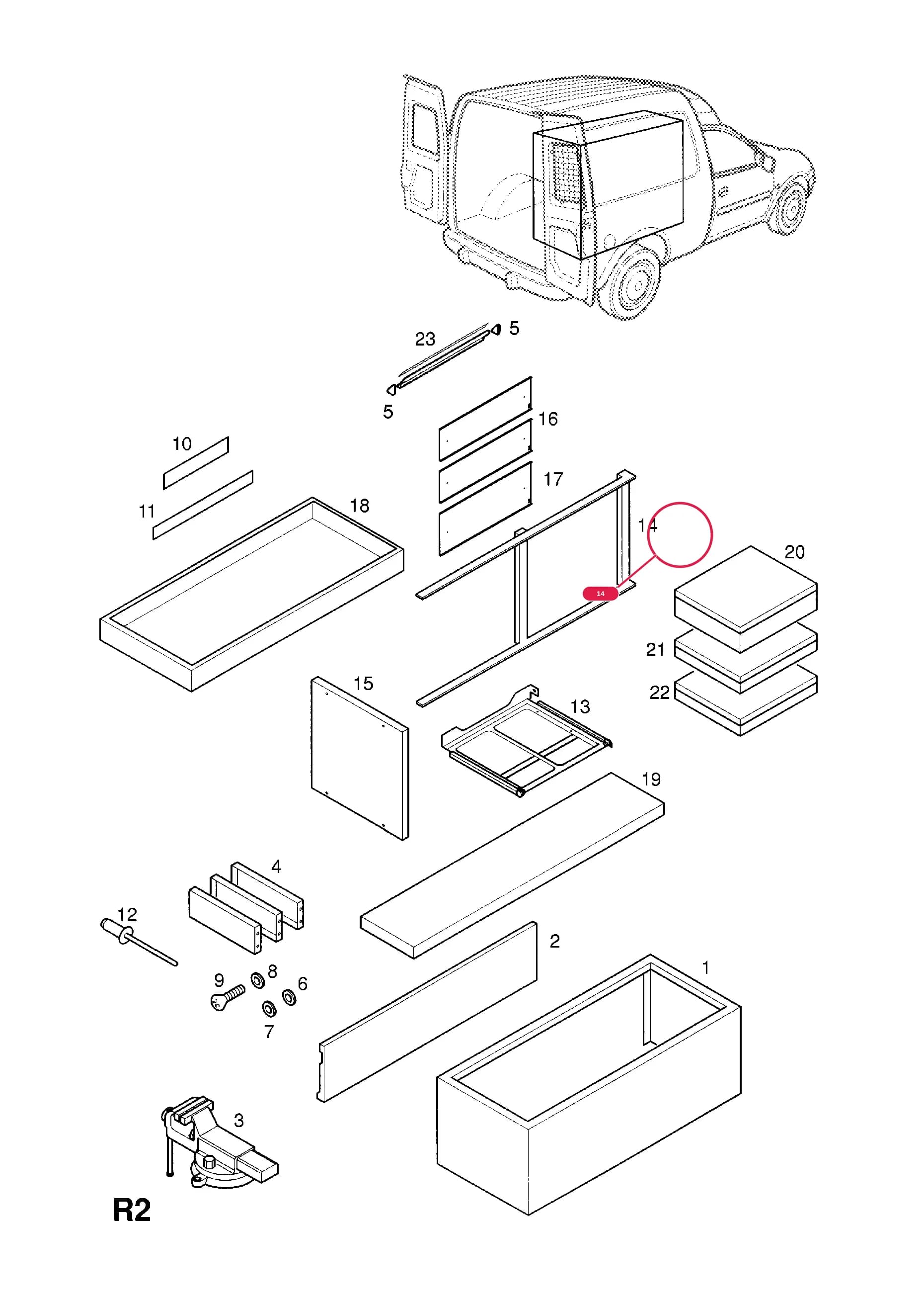 PANEL,SERVICE CABINET,FRONT — Opel  CORSA-B ( 1993 -  2002) — R SPECIAL OPTIONS / DUAL FUEL › 1 BODY INTERIOR FITTINGS
