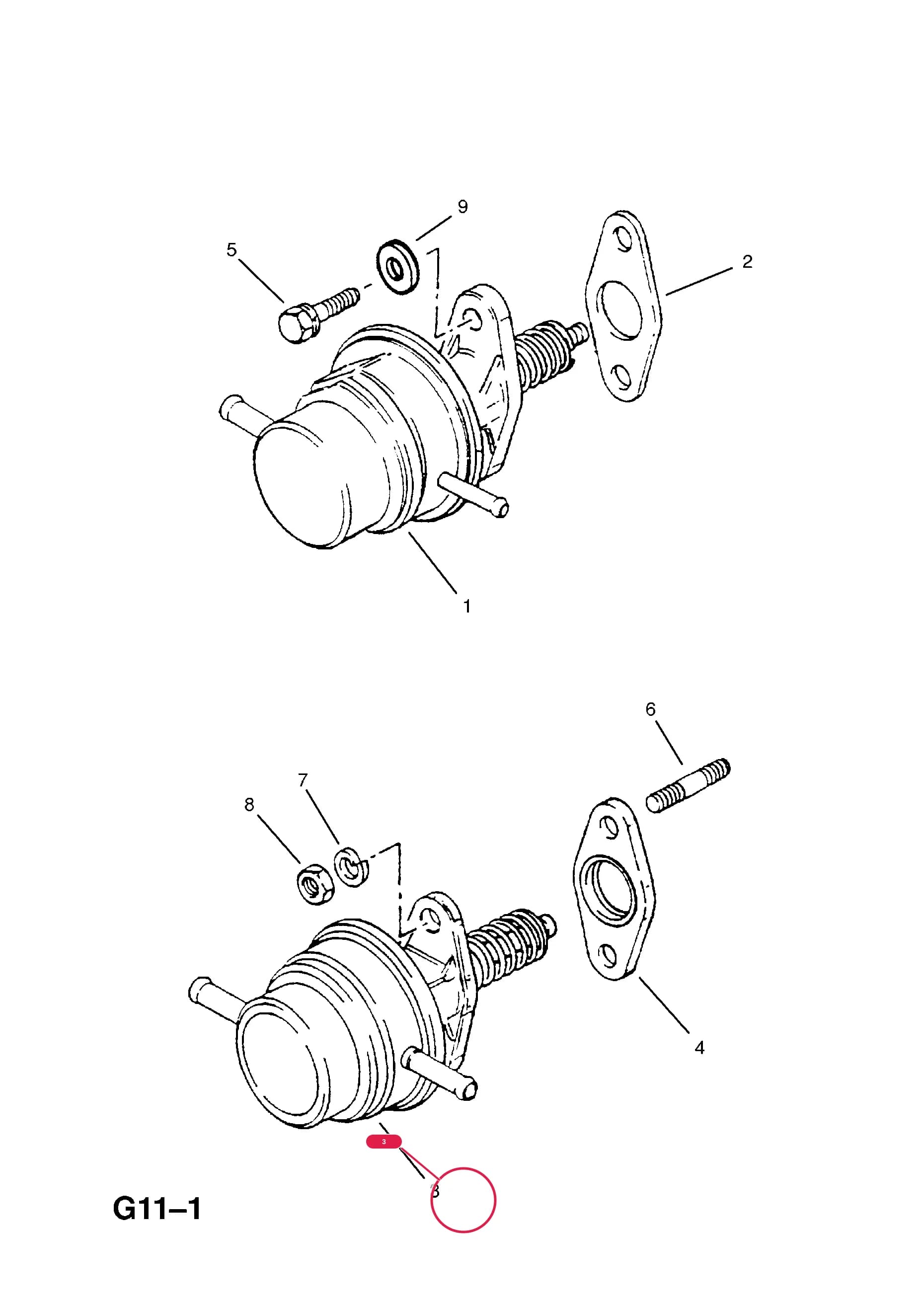 PUMP,ASSY.,FUEL (NLS.- NO REPLACEMENT PART)  (PRODUCTION NO. 90322109) — Opel  KADETTE-E ( 1985 -  1993) — G FUEL AND EXHAUST › 297.FUEL PUMP (CONTD.)