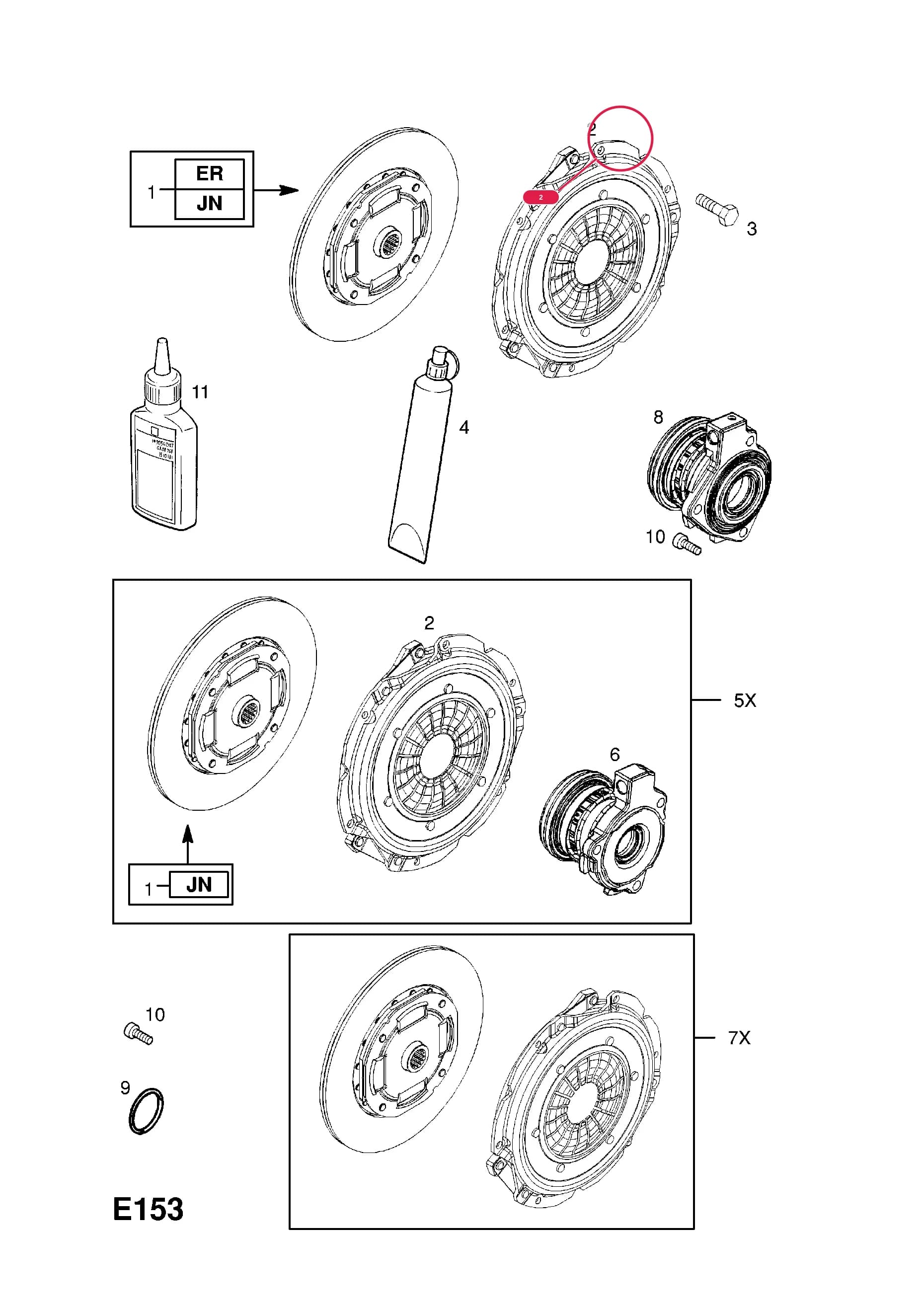 COVER,AND PRESSURE PLATE,ASSY.,CLUTCH — Opel  ASTRA-G ( 1998 -  2010) — E ENGINE AND CLUTCH › 12 Y17DT[LR6],Z17DTL[LRB] DIESEL ENGINES