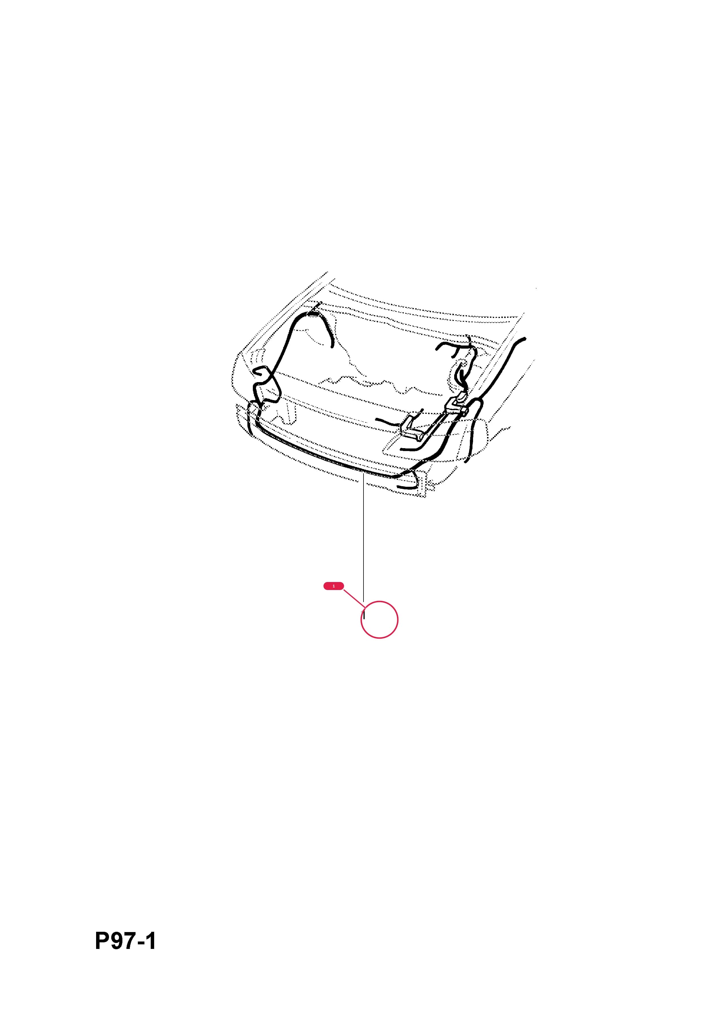 HARNESS,ASSY.,BODY,LHD,FRONT (IDENT CLJ)  (PRODUCTION NO. 13138140) — Opel  ASTRA-G ( 1998 -  2010) — P ELECTRICAL › 9 WIRING HARNESS