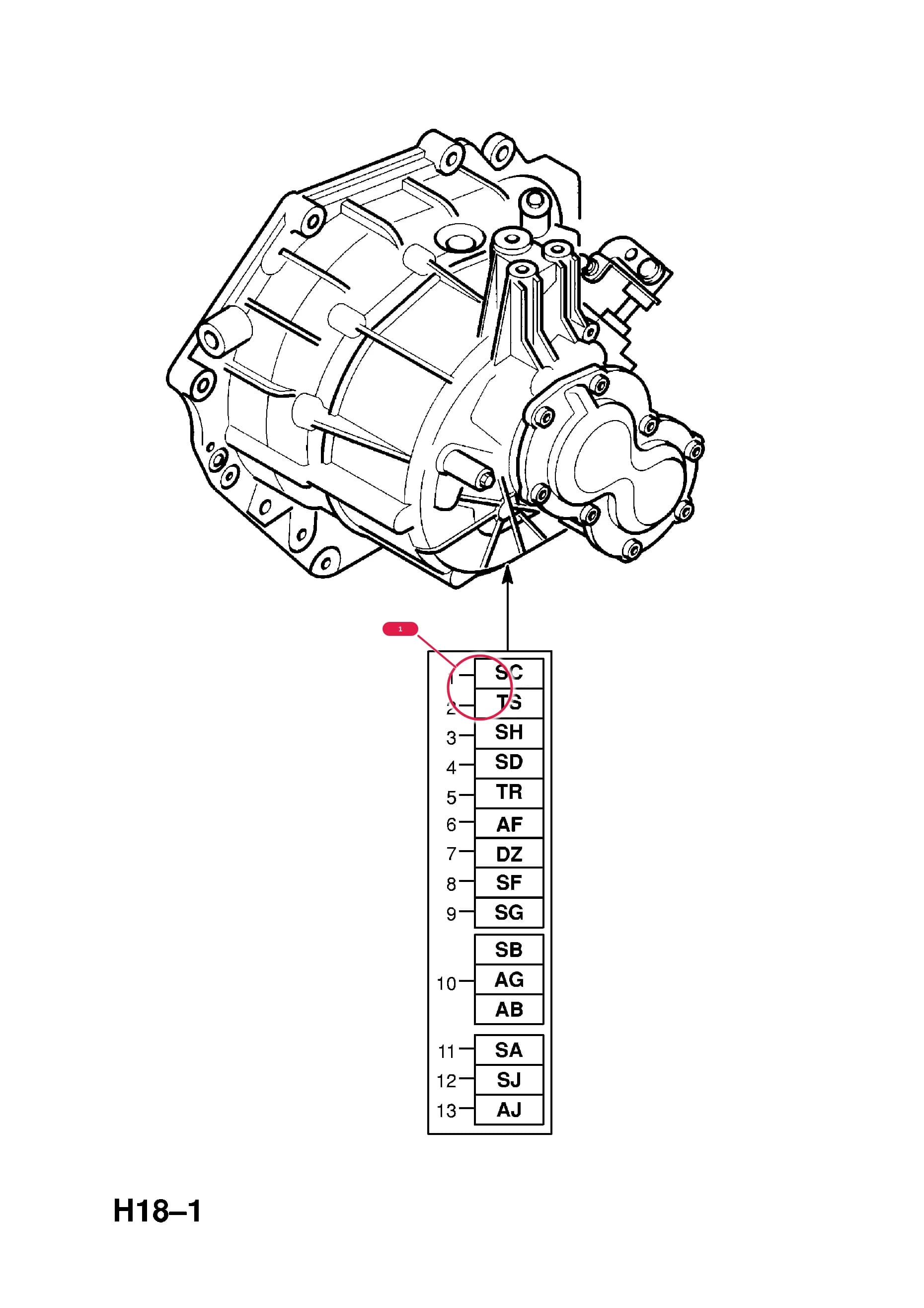TRANSMISSION,ASSY.,3.95 RATIO (IDENT SC) (EXCEPT OPC) (ALSO USE 90470781     7 24 632) (EXCHANGE PART 9201008    7 00 115 OPEL,R1510109 VAUXHALL) (NLS.- USE 9201008  7 00 115) — Opel  ASTRA-G ( 1998 -  2010) — H TRANSMISSION › 4 F23 MANUAL TRANSMISSION