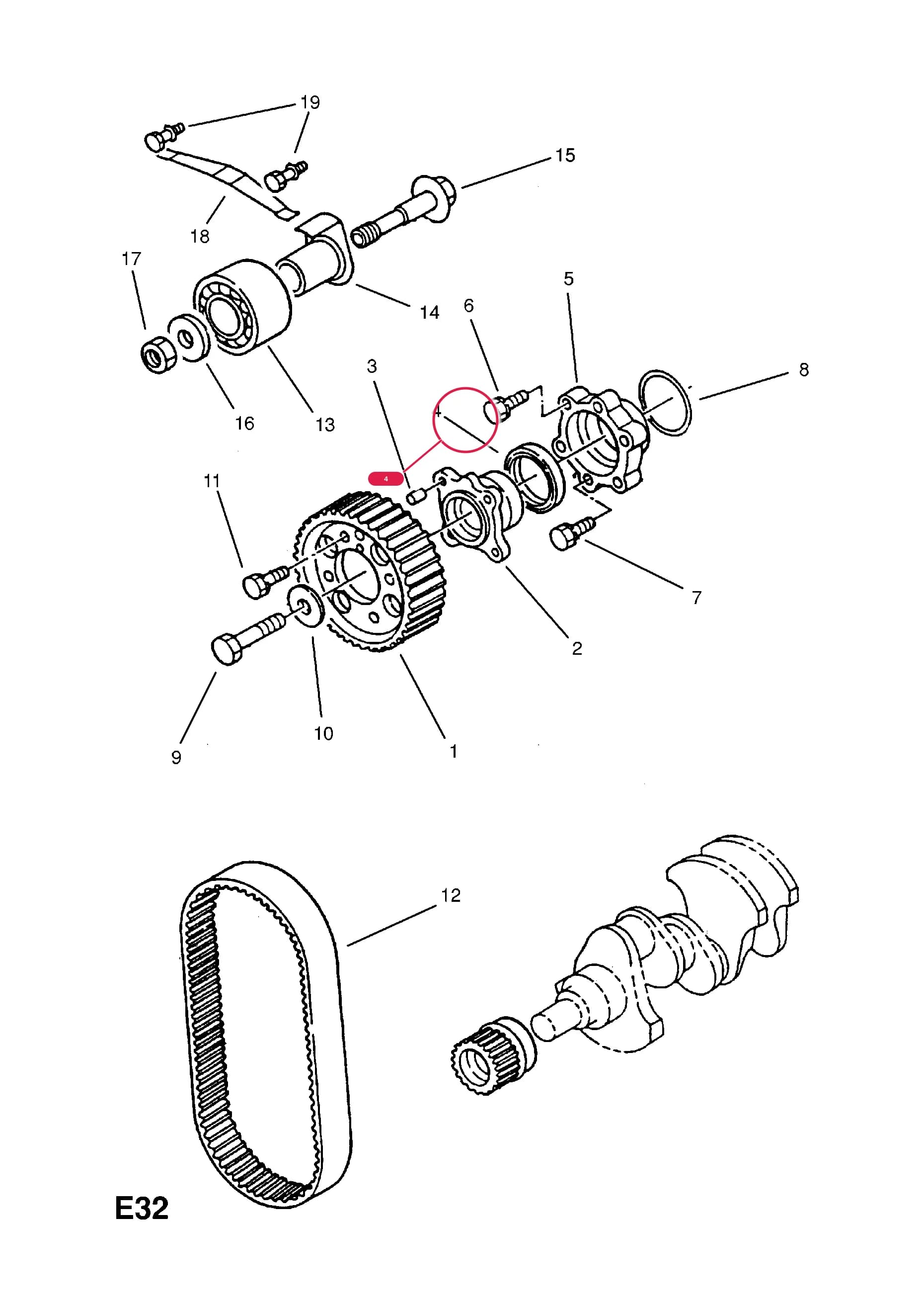 SEAL,ASSY.,OIL (NLS.- NO REPLACEMENT PART) — Opel  CAMPO ( 1991 -  1996) — E ENGINE AND CLUTCH › 2 22 DIESEL ENGINE