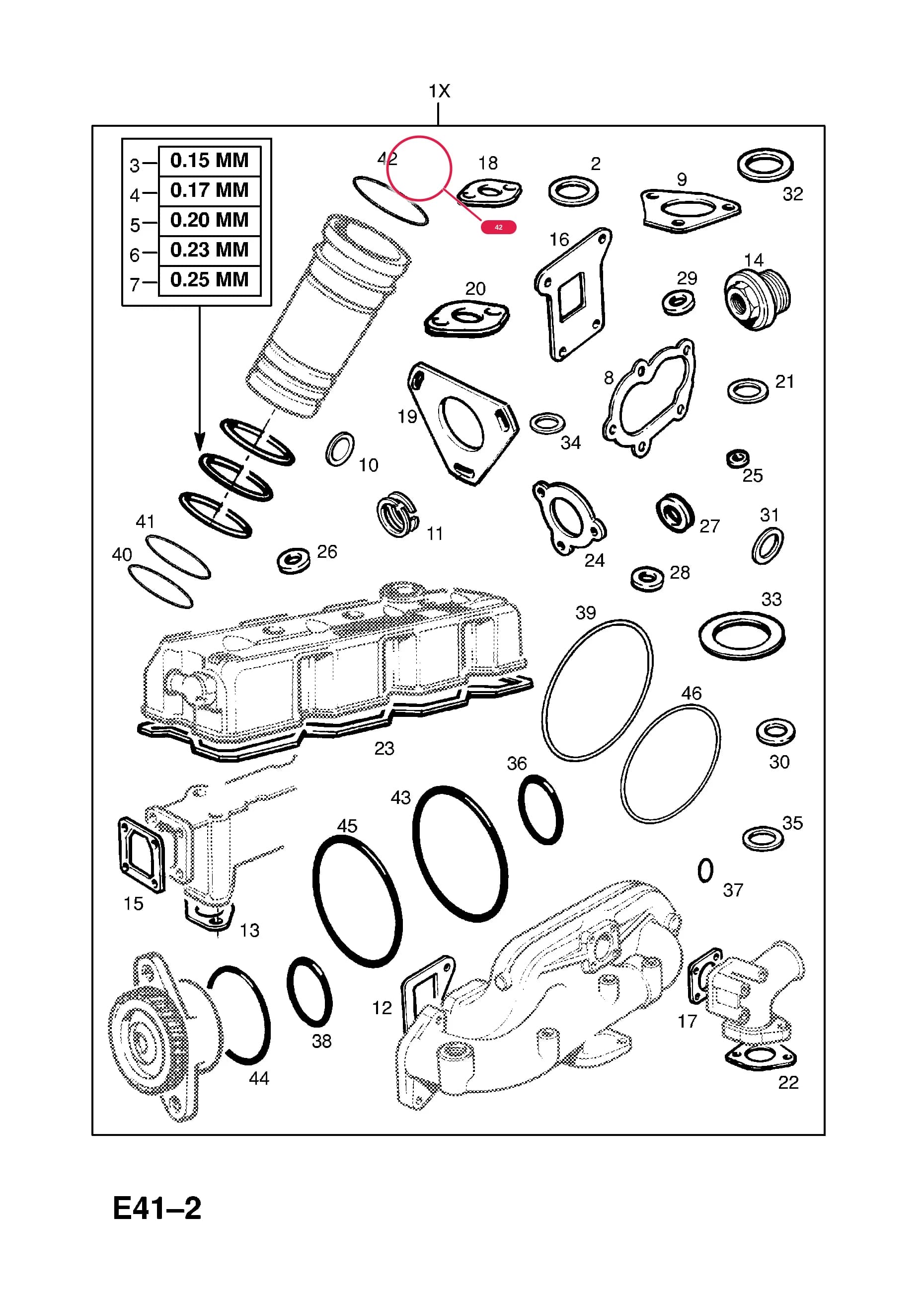 -'O'RING,CYLINDER BLOCK LINER,UPPER (NLS.- NO REPLACEMENT PART) — Opel  FRONTERA-A ( 1992 -  1998) — E ENGINE AND CLUTCH › 6 25TD DIESEL ENGINE