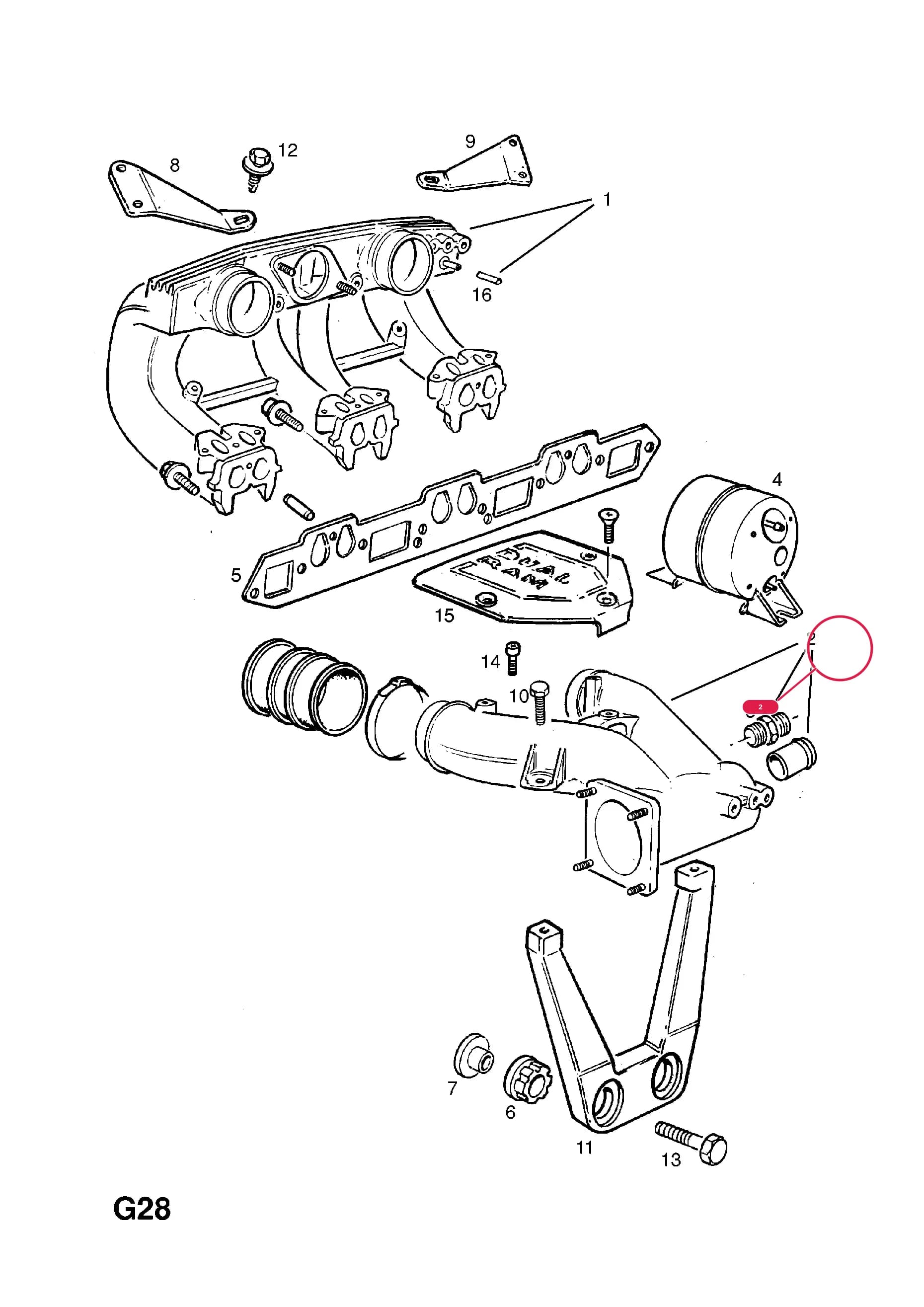 MANIFOLD,INDUCTION,RESONANCE — Opel  SENATOR-B ( 1988 -  1994) — G FUEL AND EXHAUST › 43.INDUCTION MANIFOLD